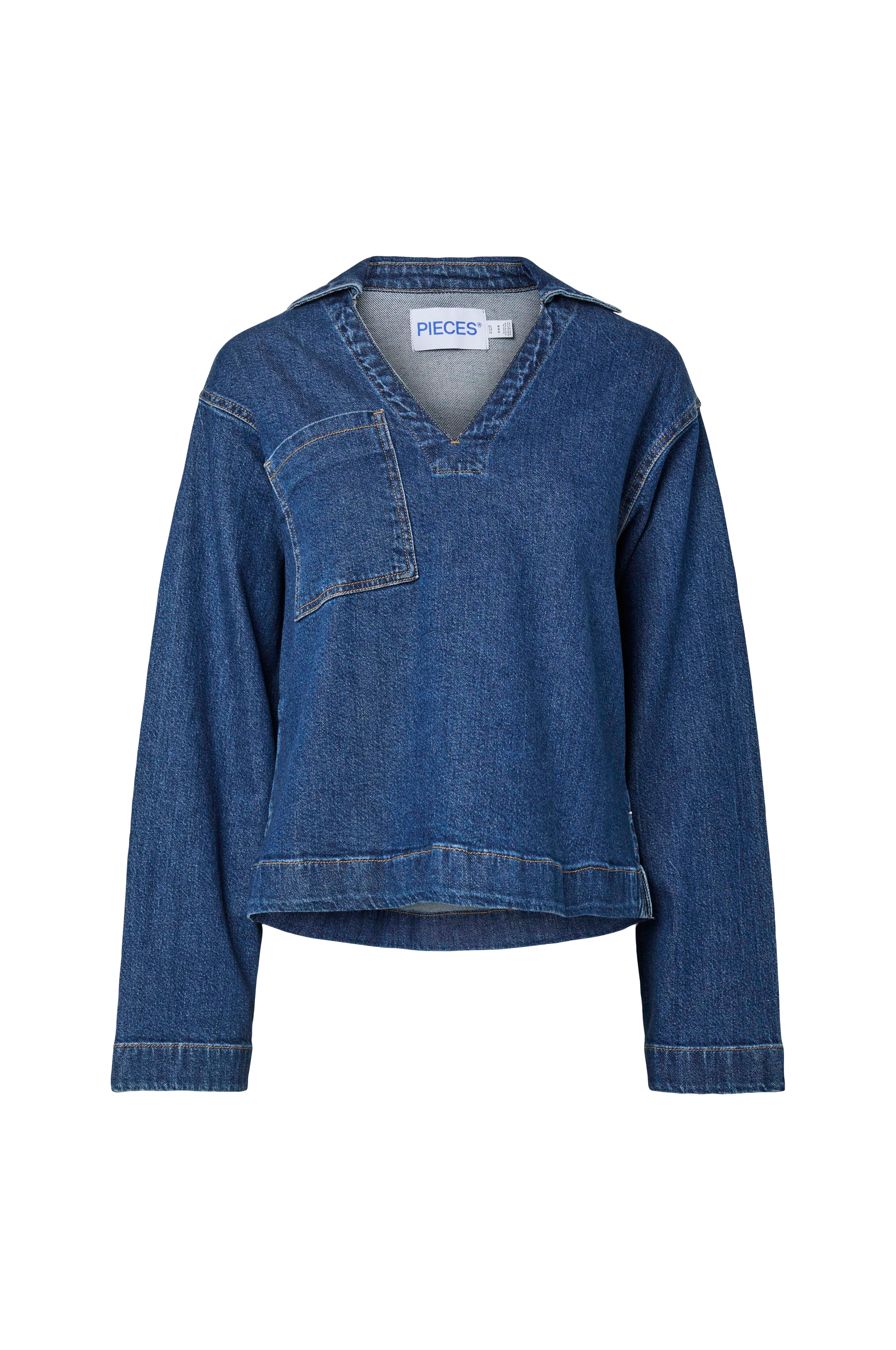 Denimbluse pcSilke LS Denim V v:1701809