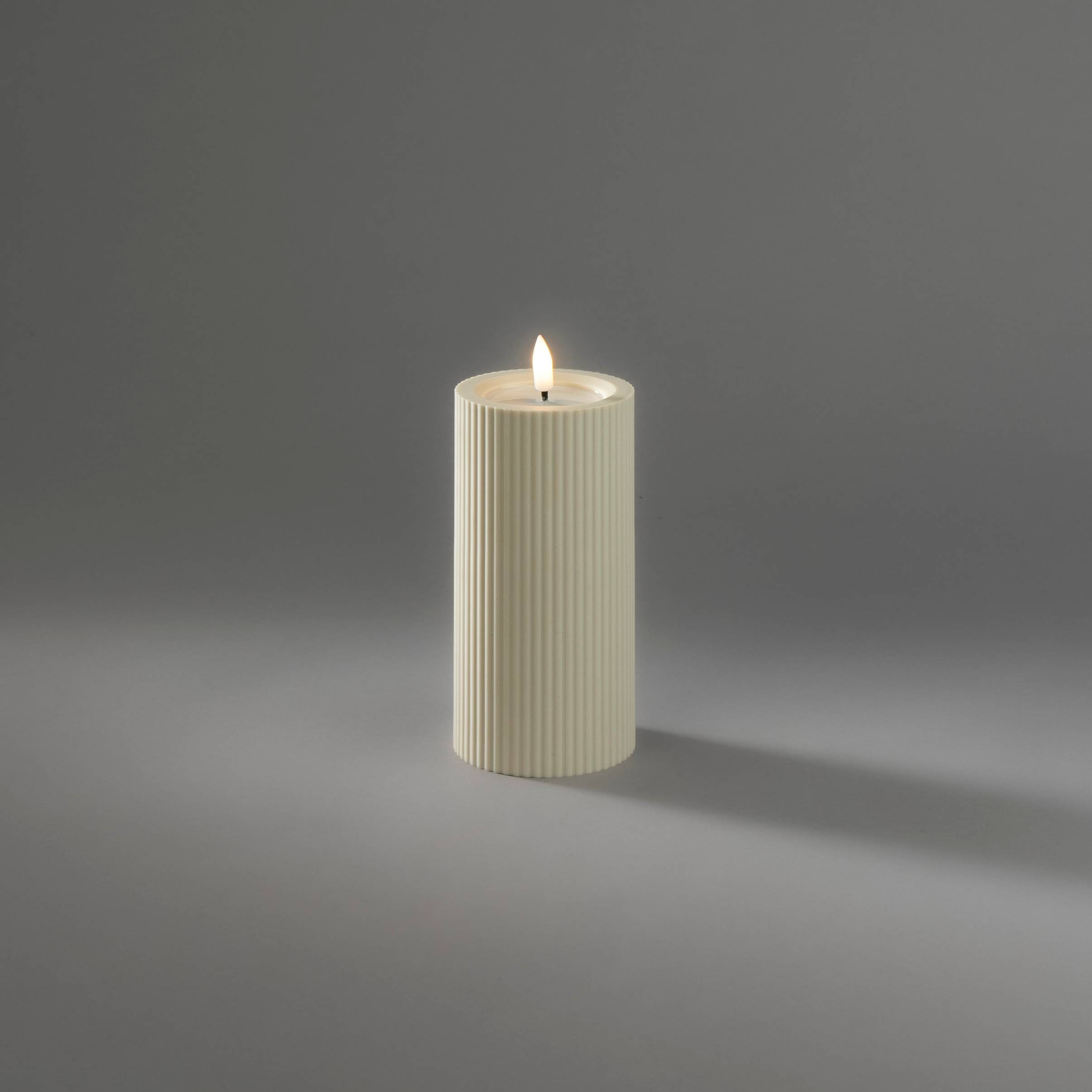 LED stearinlys 15cm Batteri utendørs v:3950034