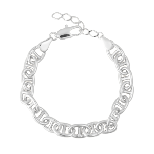 Armbånd Betty Chain Bracelet Rhodium v:3237490