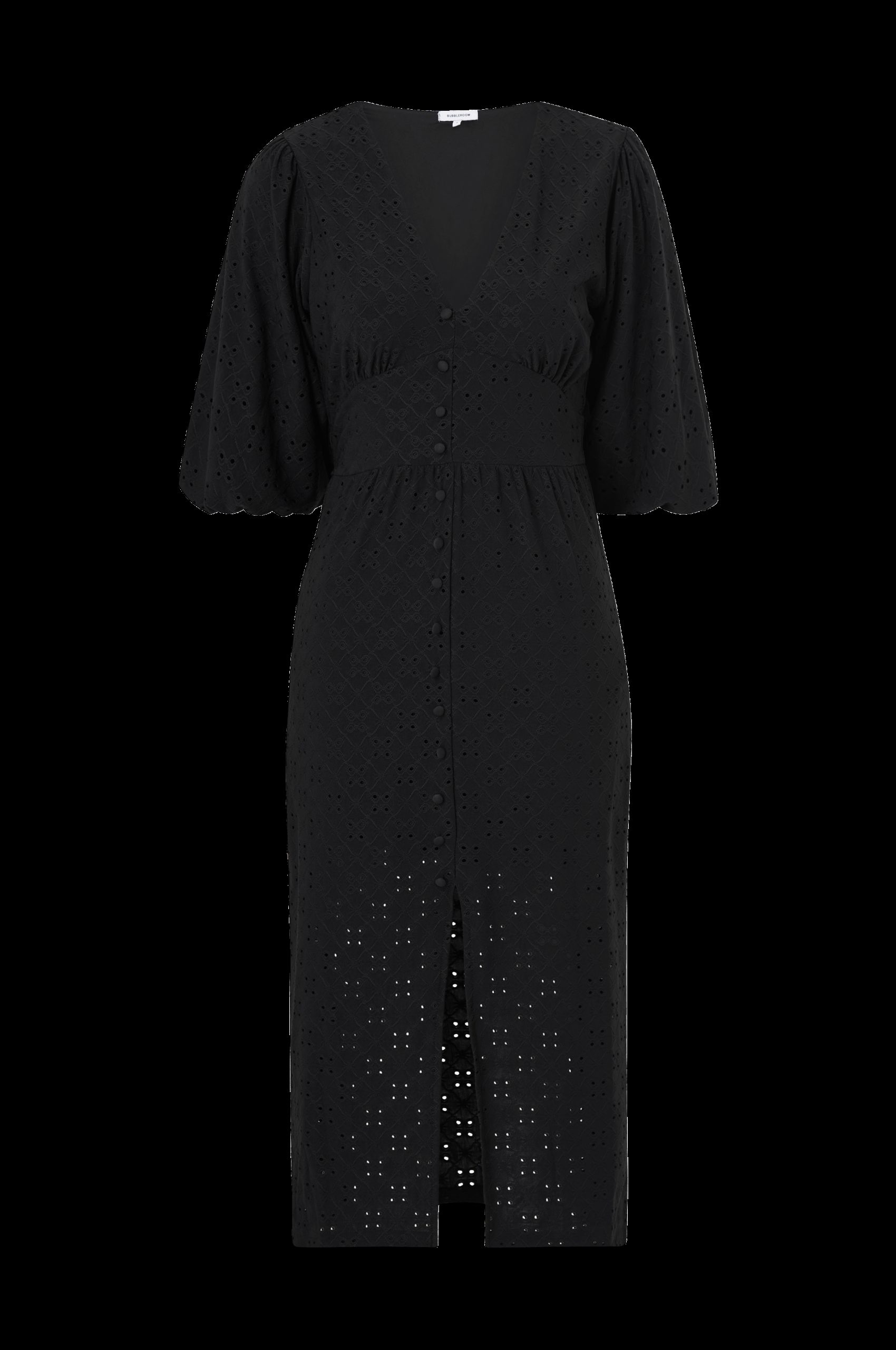 Kjole Broderie Anglaise Puff Sleeve Dress v:5344284