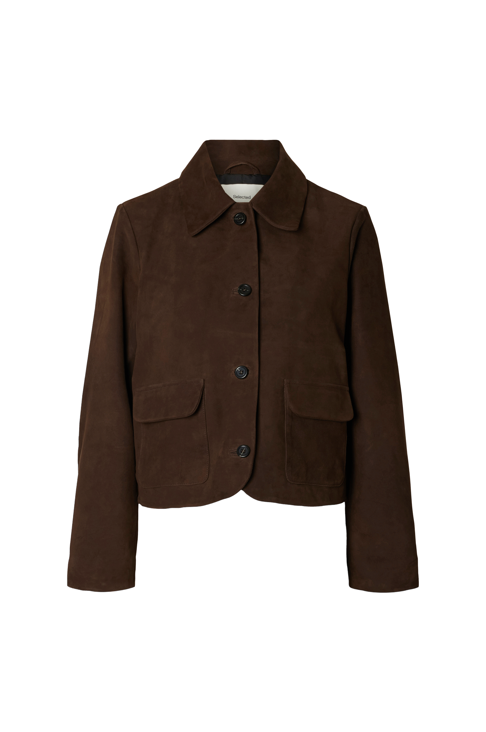 Semsket jakke slfKaya Suede v:2634454