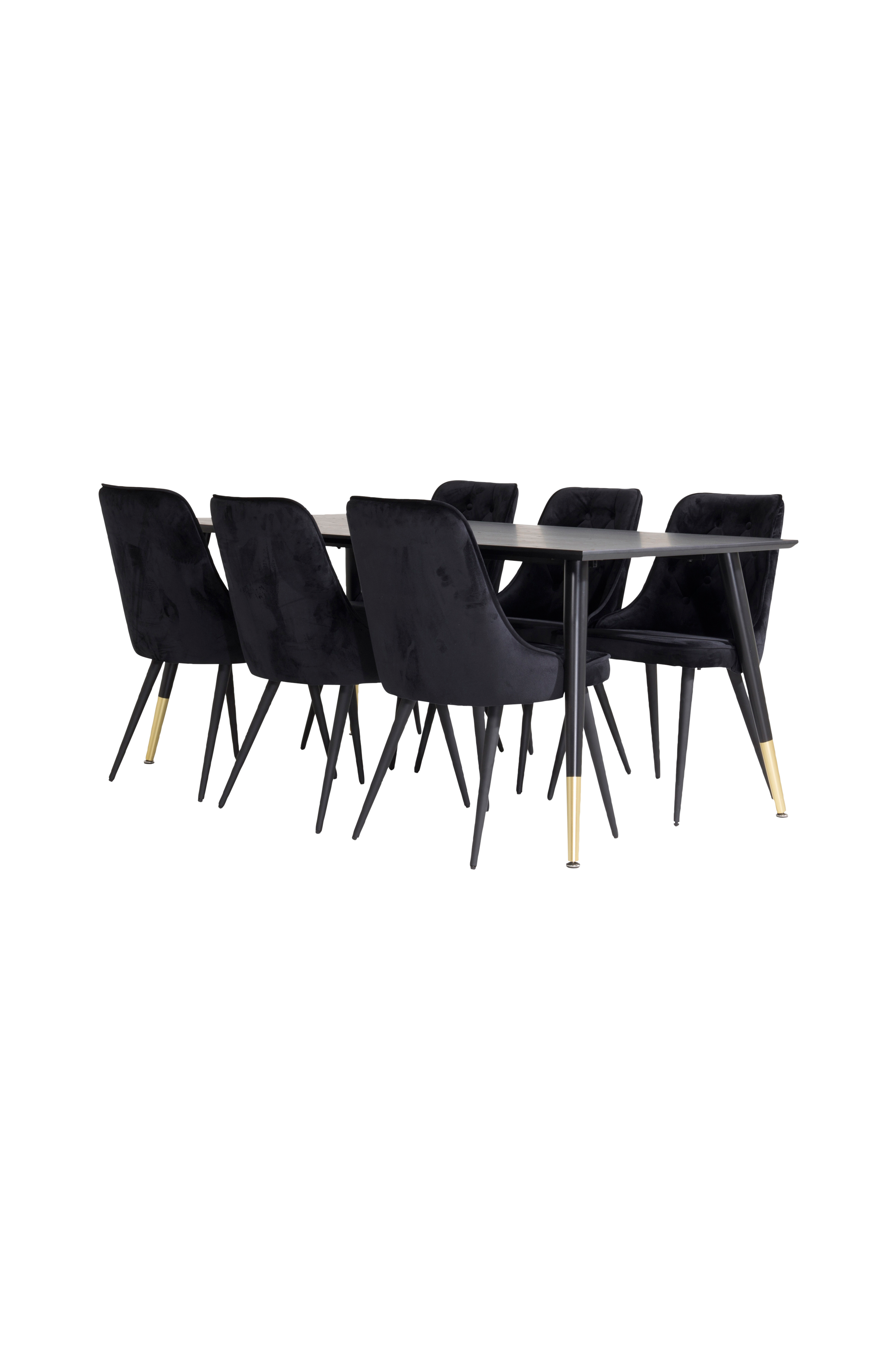 Spisegruppe Doris bord og 6 stk Valleta stoler v:7320819