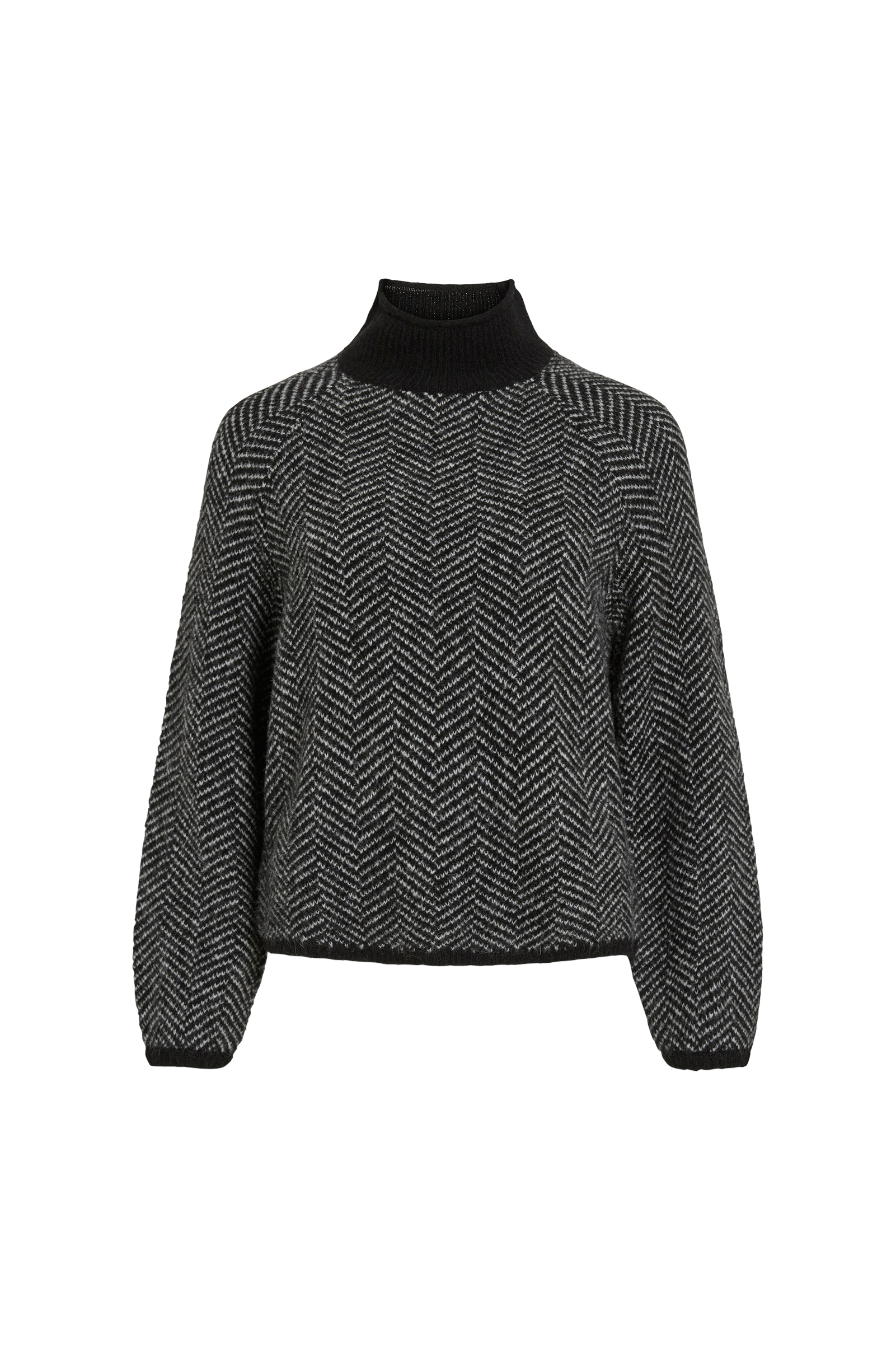 Genser viLory High Neck L/S Knit Top v:1722103