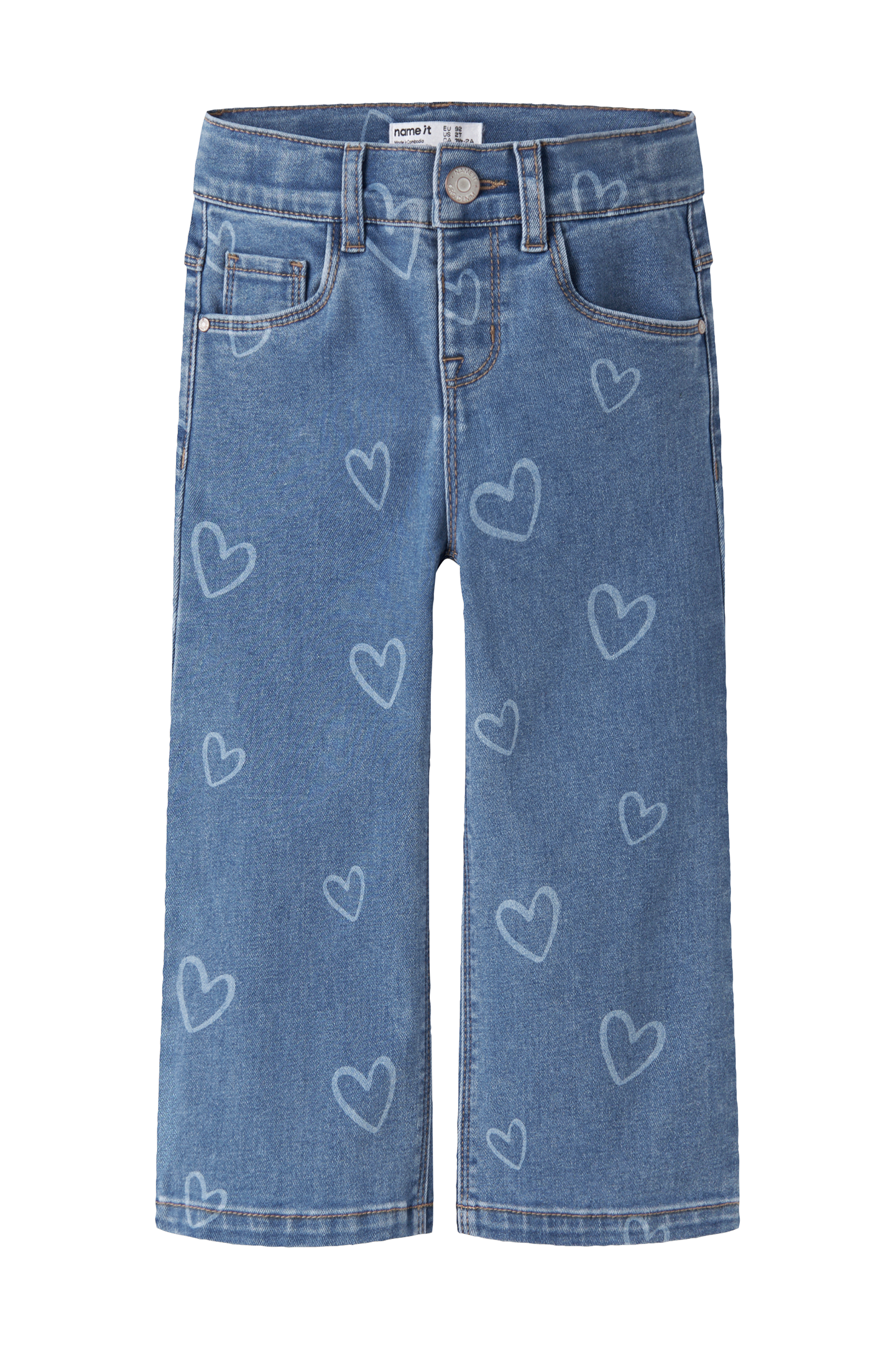 Jeans Nmfrose Wide Aop Jeans 4044 v:2787909