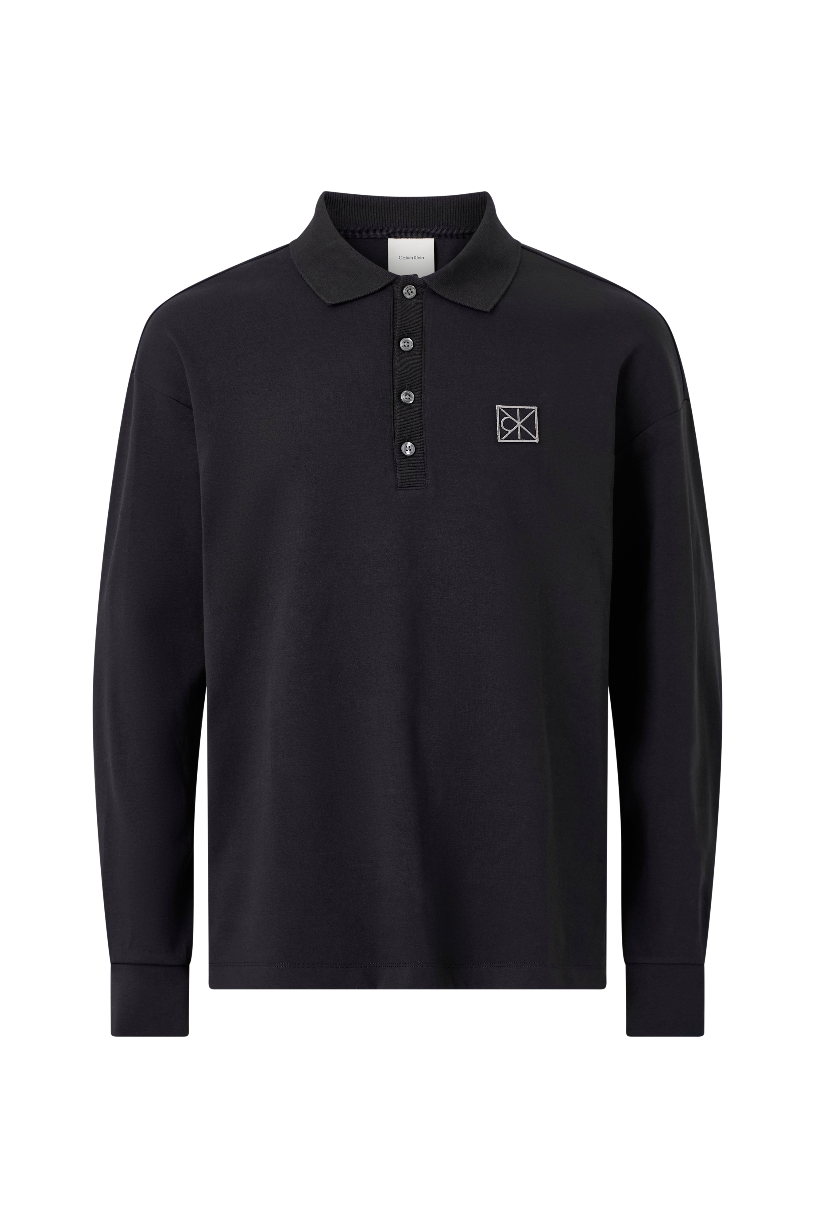Collegegenser LS Double Face Rib Polo v:3266339