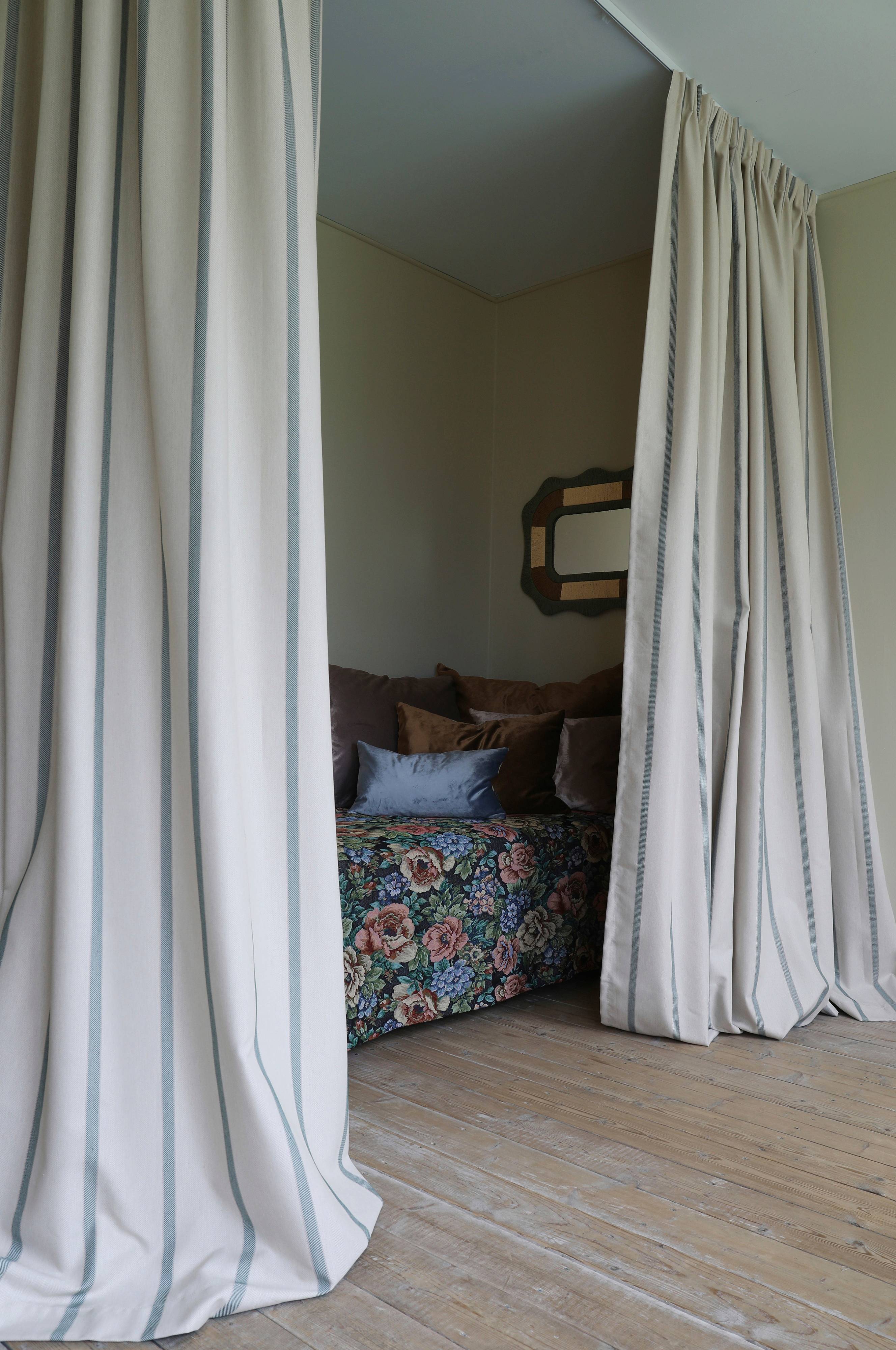 Gardin Ticking Stripe dobbel bredde 1 v:5920670