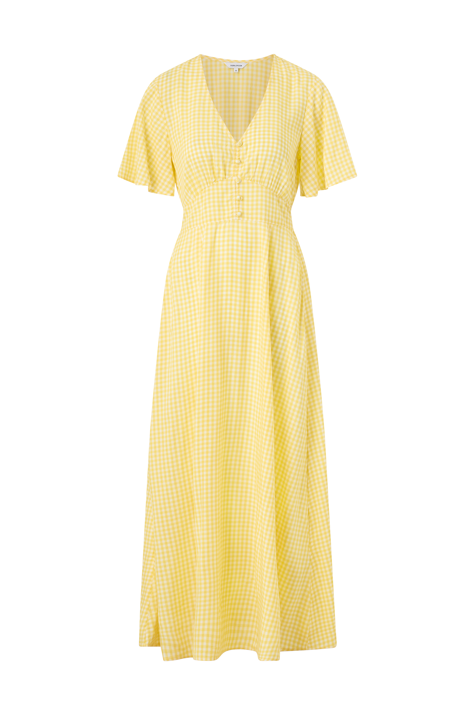 Maxikjole Butterfly Sleeve Viscose Maxi Dress v:8040729