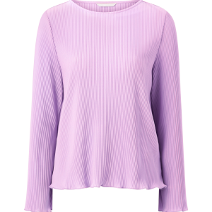 Trikotbluse med plisseringer v:1234715 Trikotbluse med plisseringer v:1234715