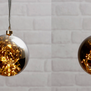 Glasskule Glow, 15 cm v:9104232 Glasskule Glow, 15 cm v:9104232