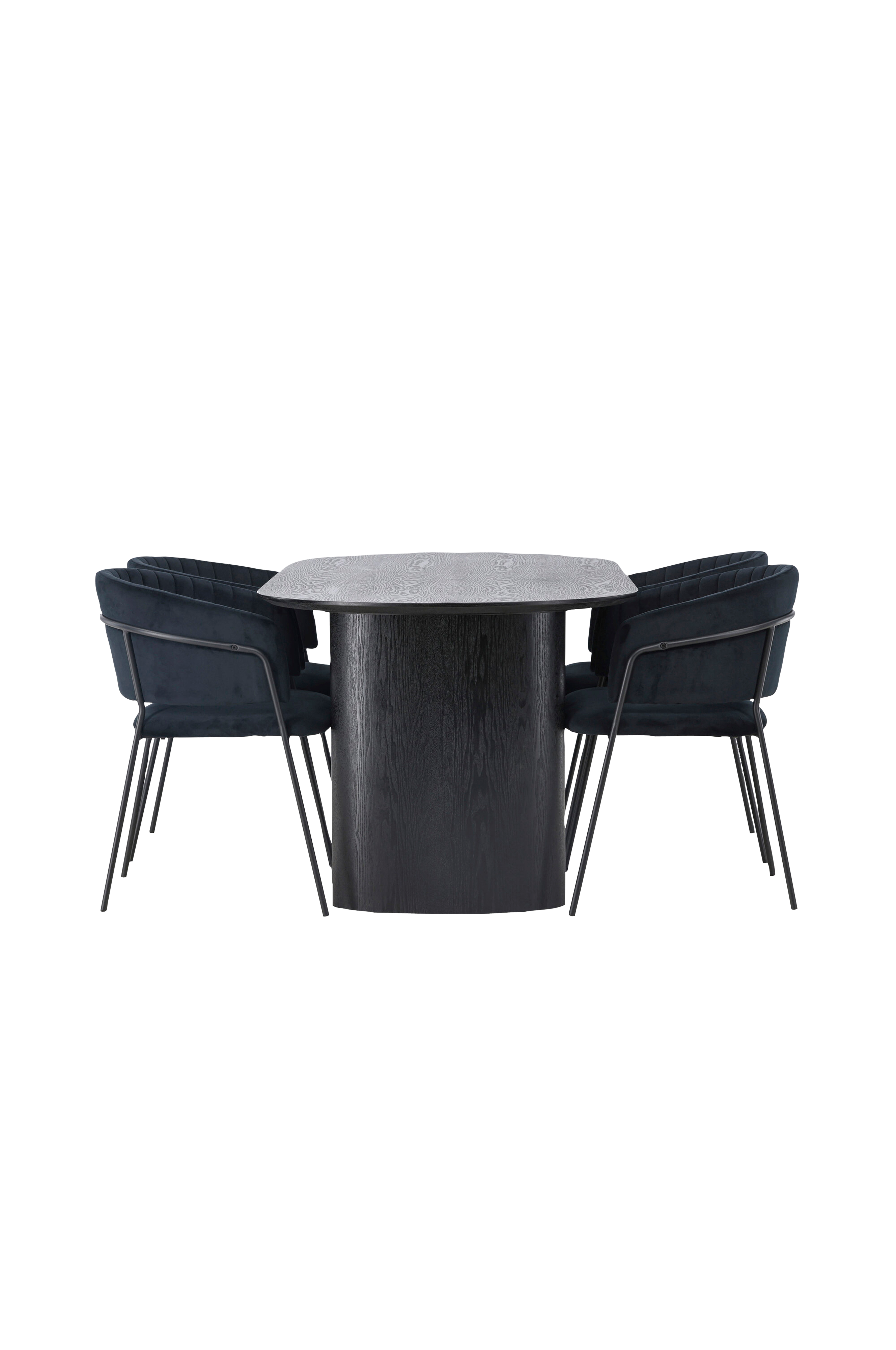 Spisegruppe Isolde med 4 stk stoler Selma v:2062633