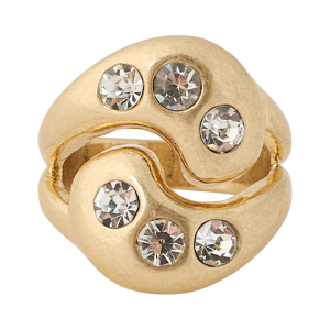 Ring med glitrende steiner v:7485226 Ring med glitrende steiner v:7485226