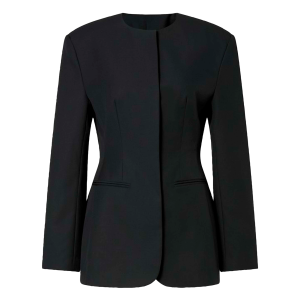 Blazer Carol Collarless Wool v:7117880