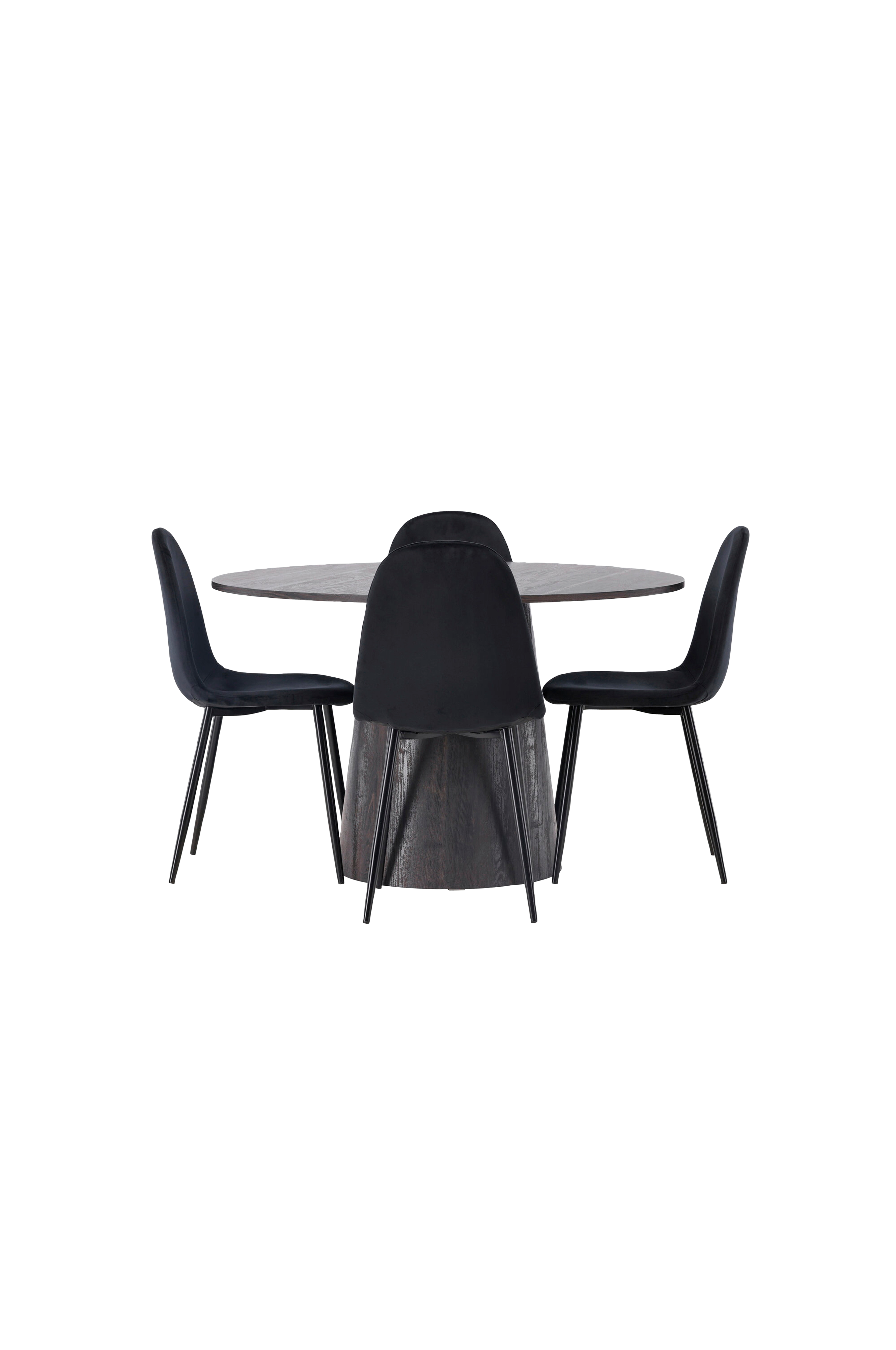 Spisegruppe Lanzo med 4 stk stoler Polar v:3051902