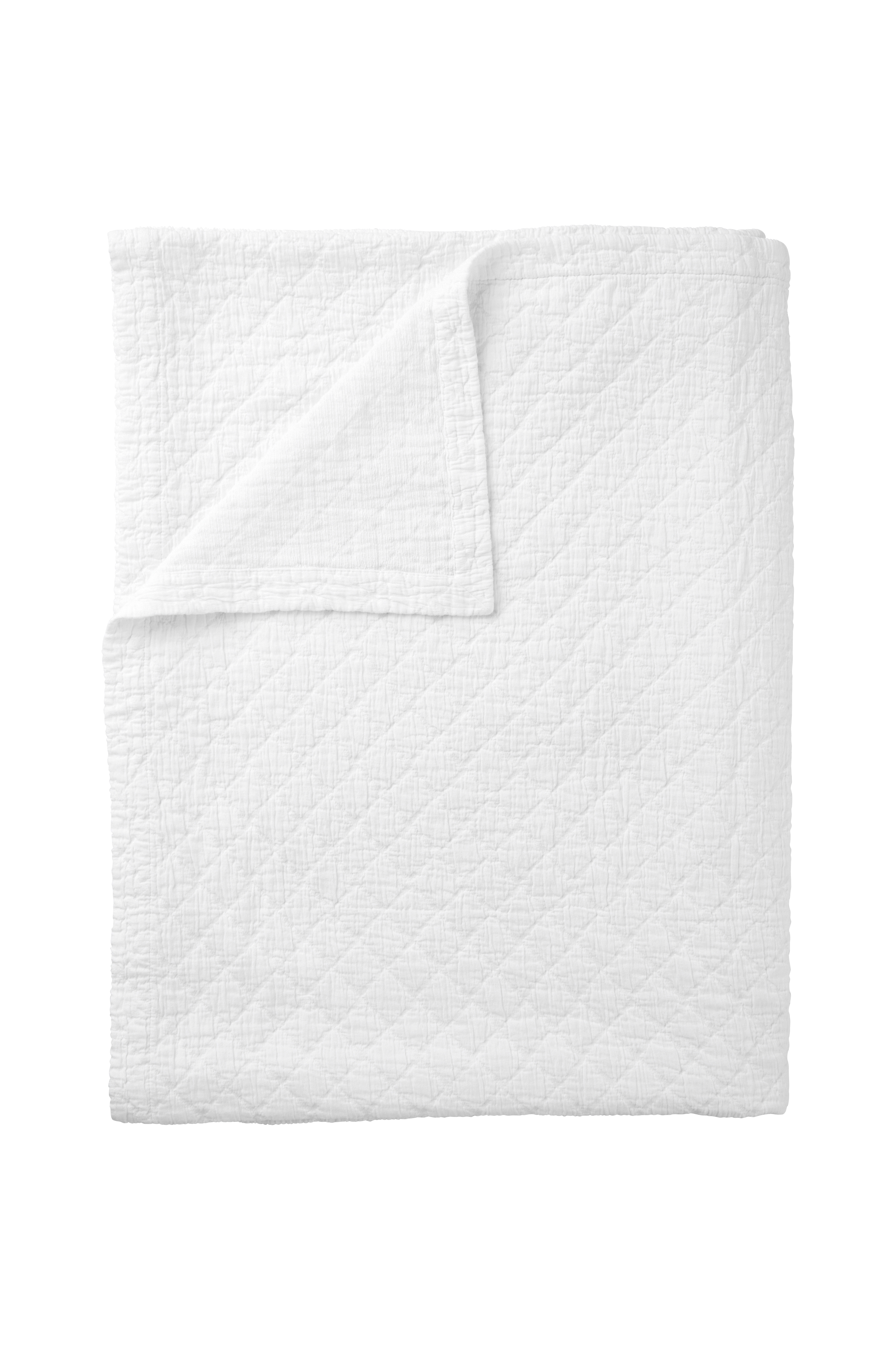 Sengeteppe Thelma Check i bomull v:5139249