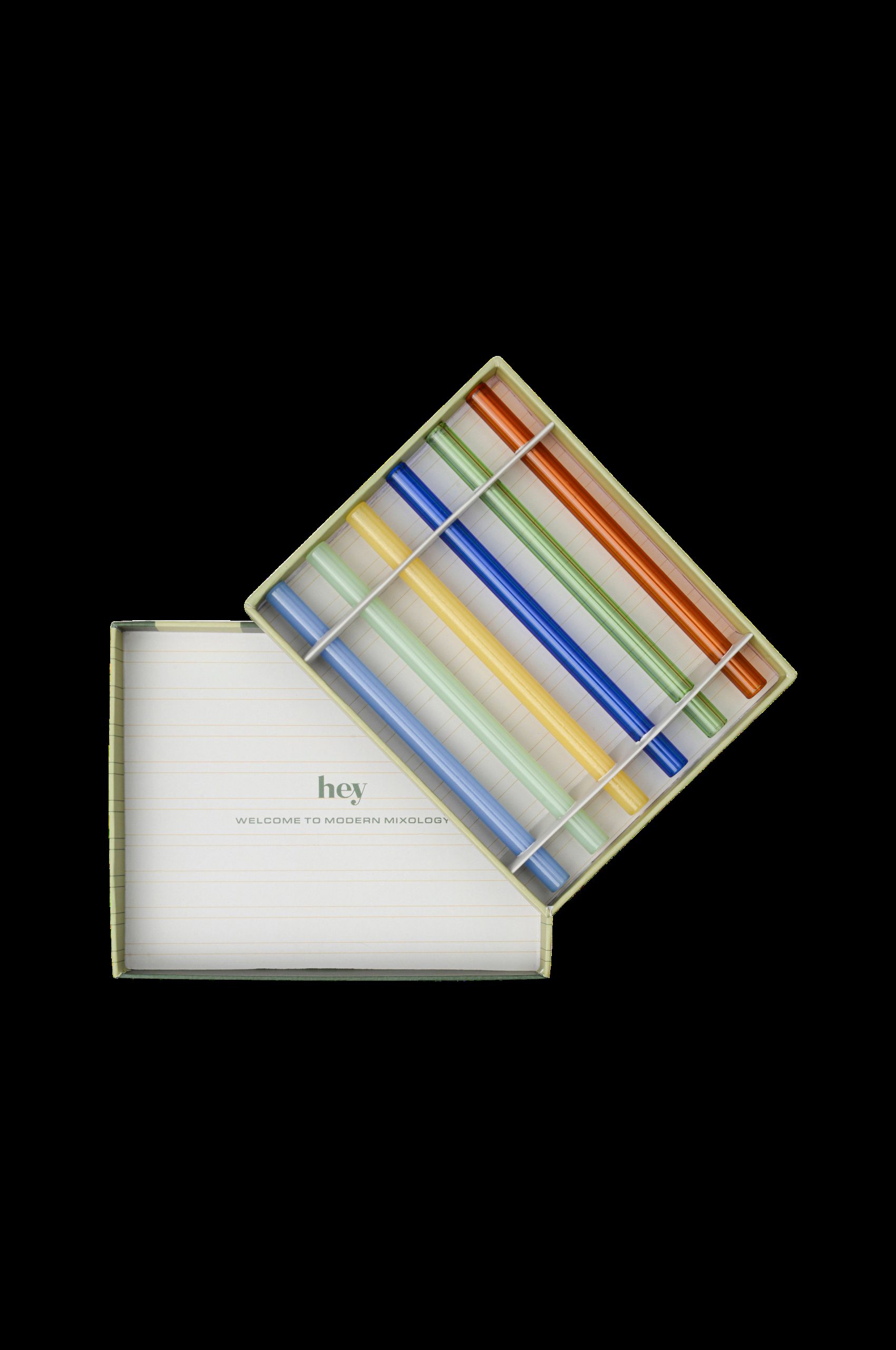 The Whistler Fargede sugerør i glass v:9336252