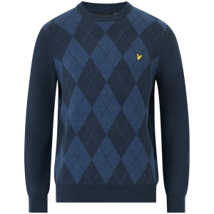 Genser Cotton Merino Argyle Jumper v:632479