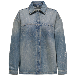 Skjortejakke onlEmmie LS Ovs Rhinst Shirt Dnm TA v:8567381 Skjortejakke onlEmmie LS Ovs Rhinst Shirt Dnm TA v:8567381