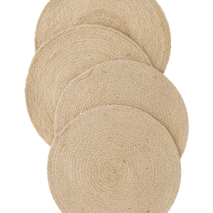 Bordbrikke Ria i jute, 4 v:2674616 Bordbrikke Ria i jute, 4 v:2674616
