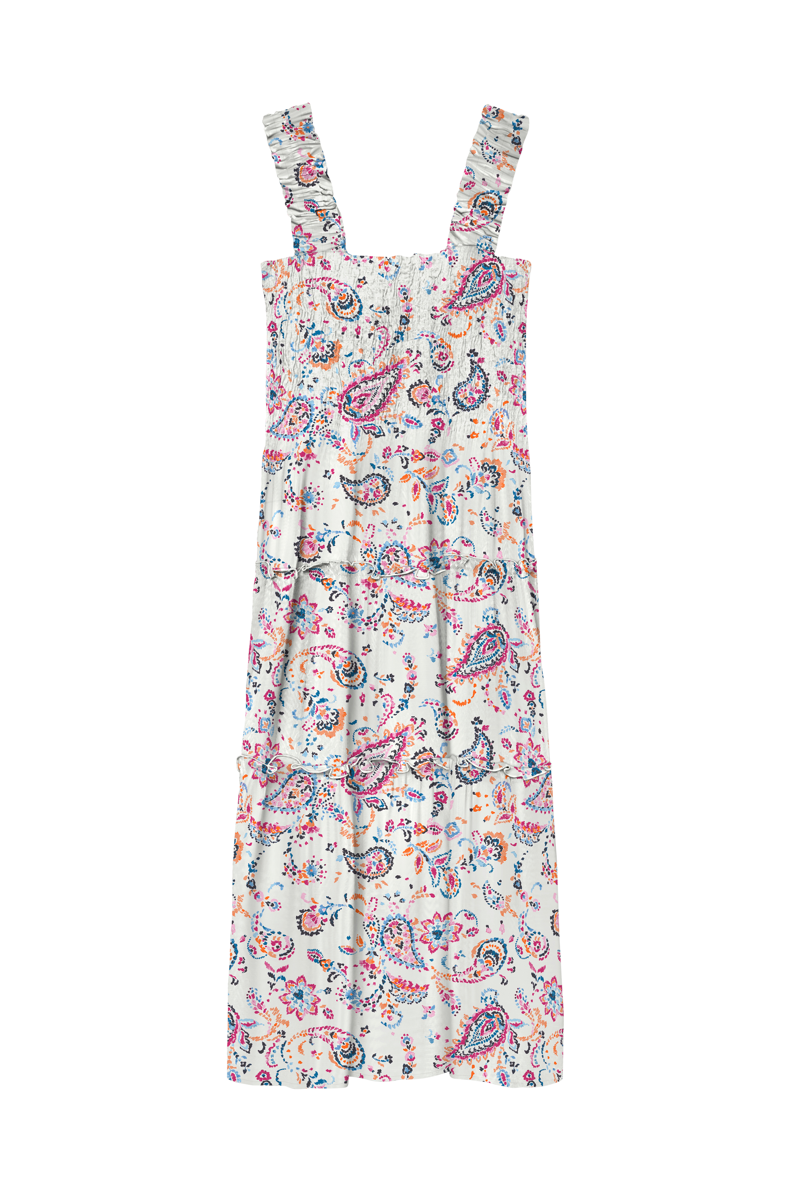 Kjole vmMenny SL Smock Calf Dress Wvn v:1109582