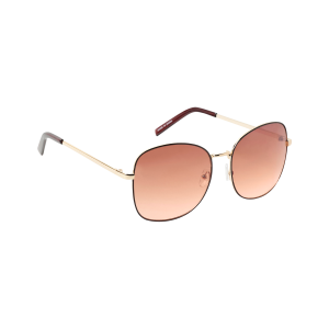 Avrundet solbrille med metallramme v:4951967
