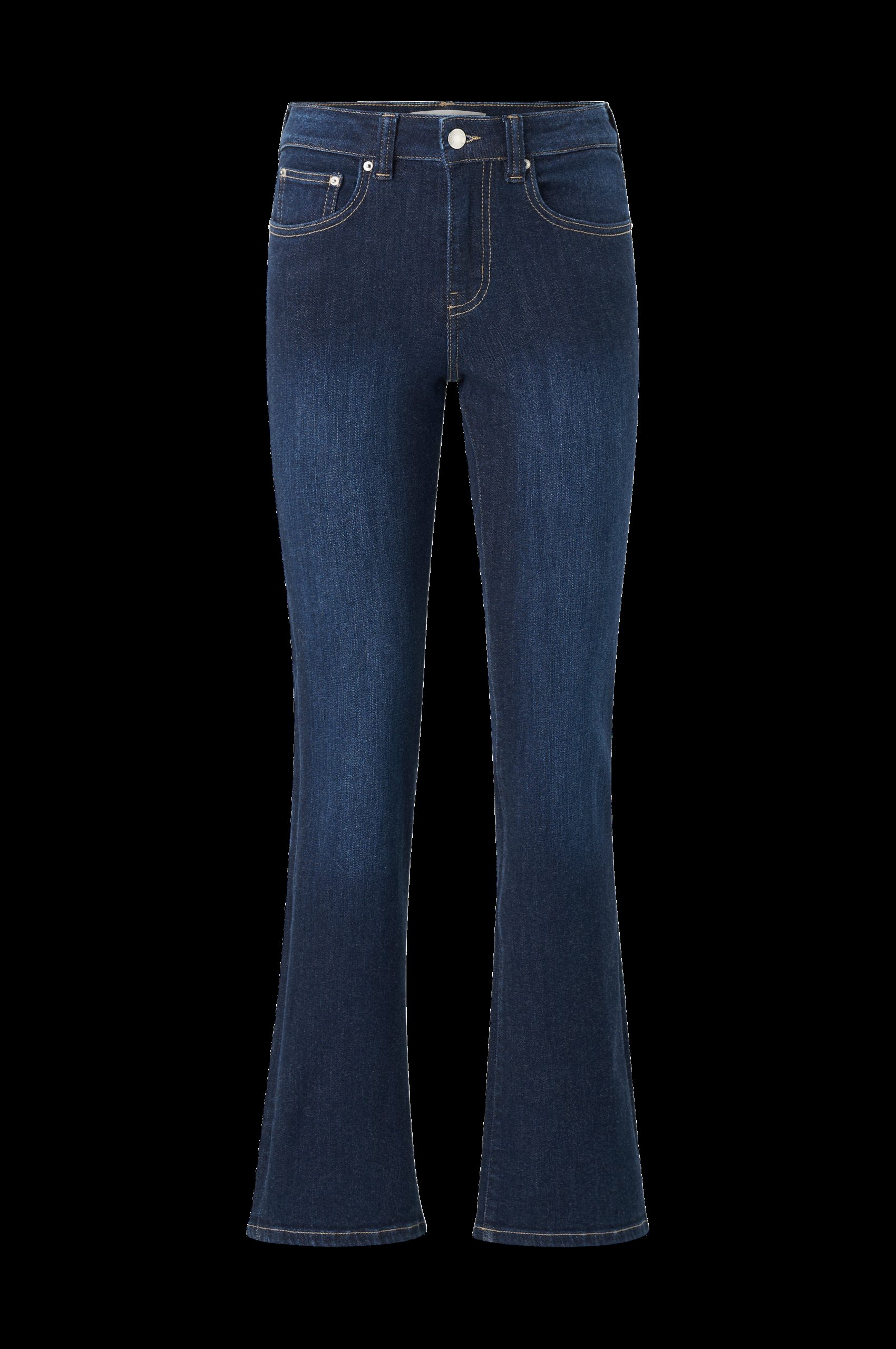 Boot cut jeans med baklommer v:3399686