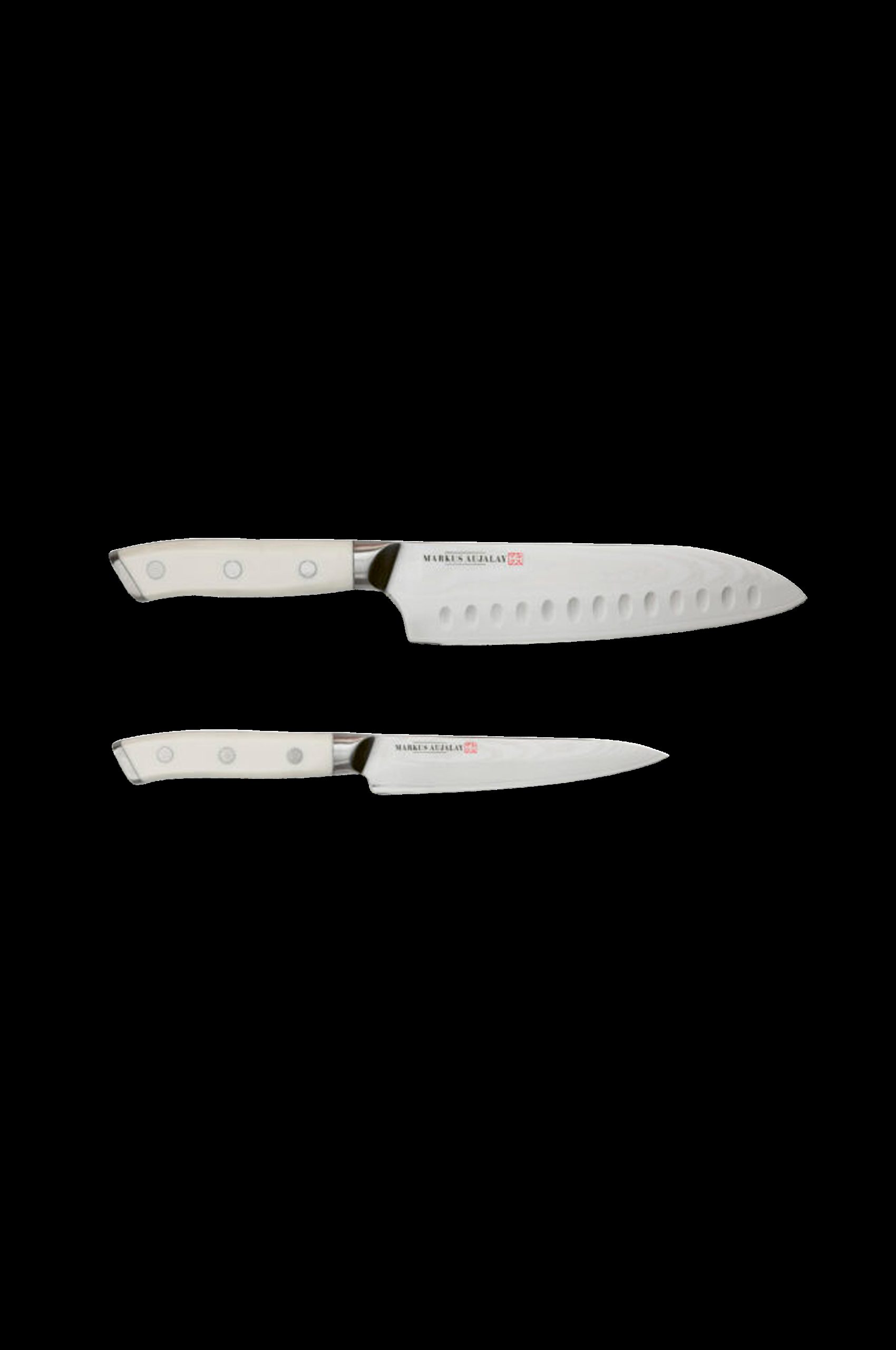 Japansk knivsett Damaskus 2 deler v:3445358