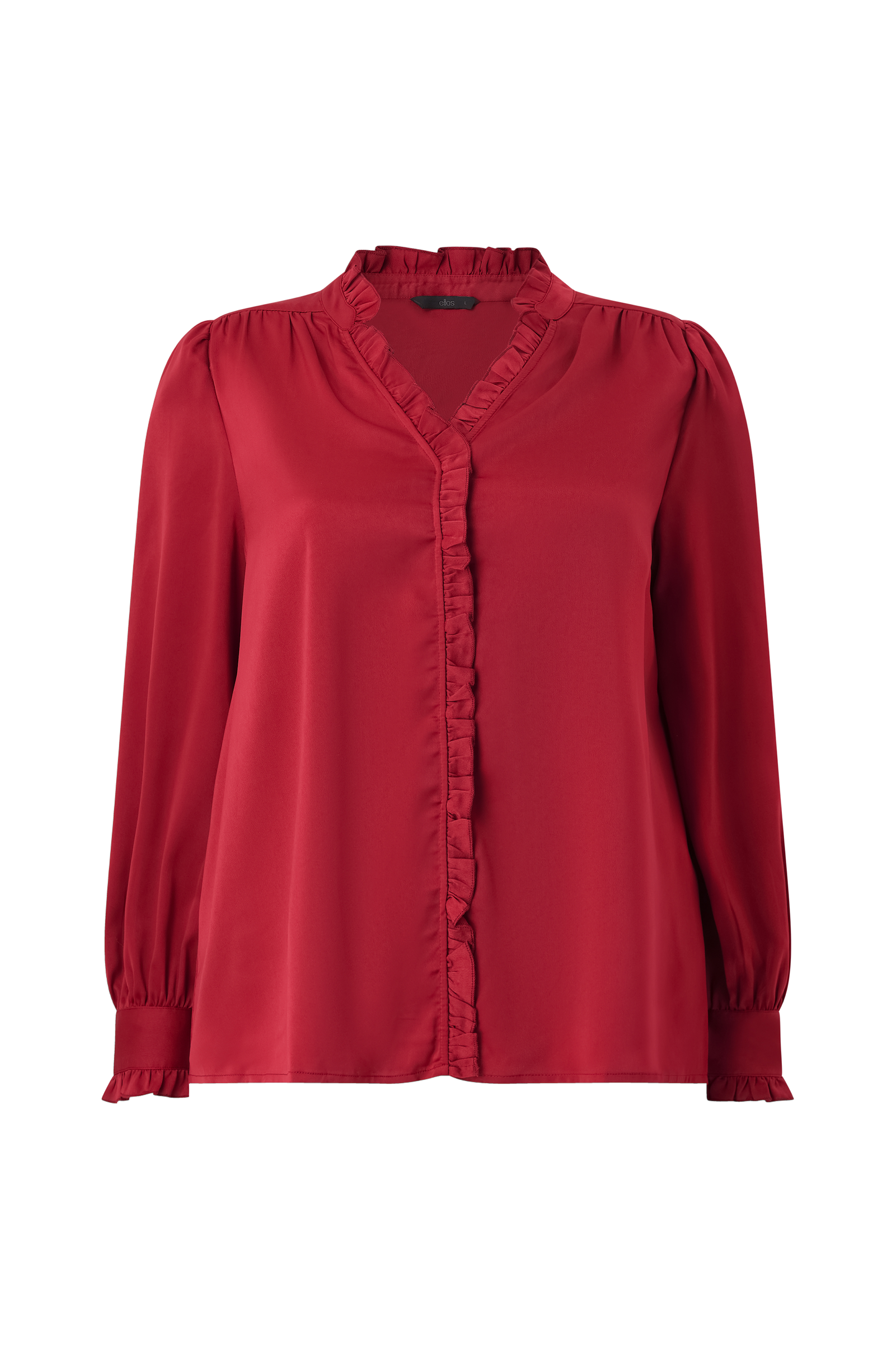Bluse med volanger v:4850766