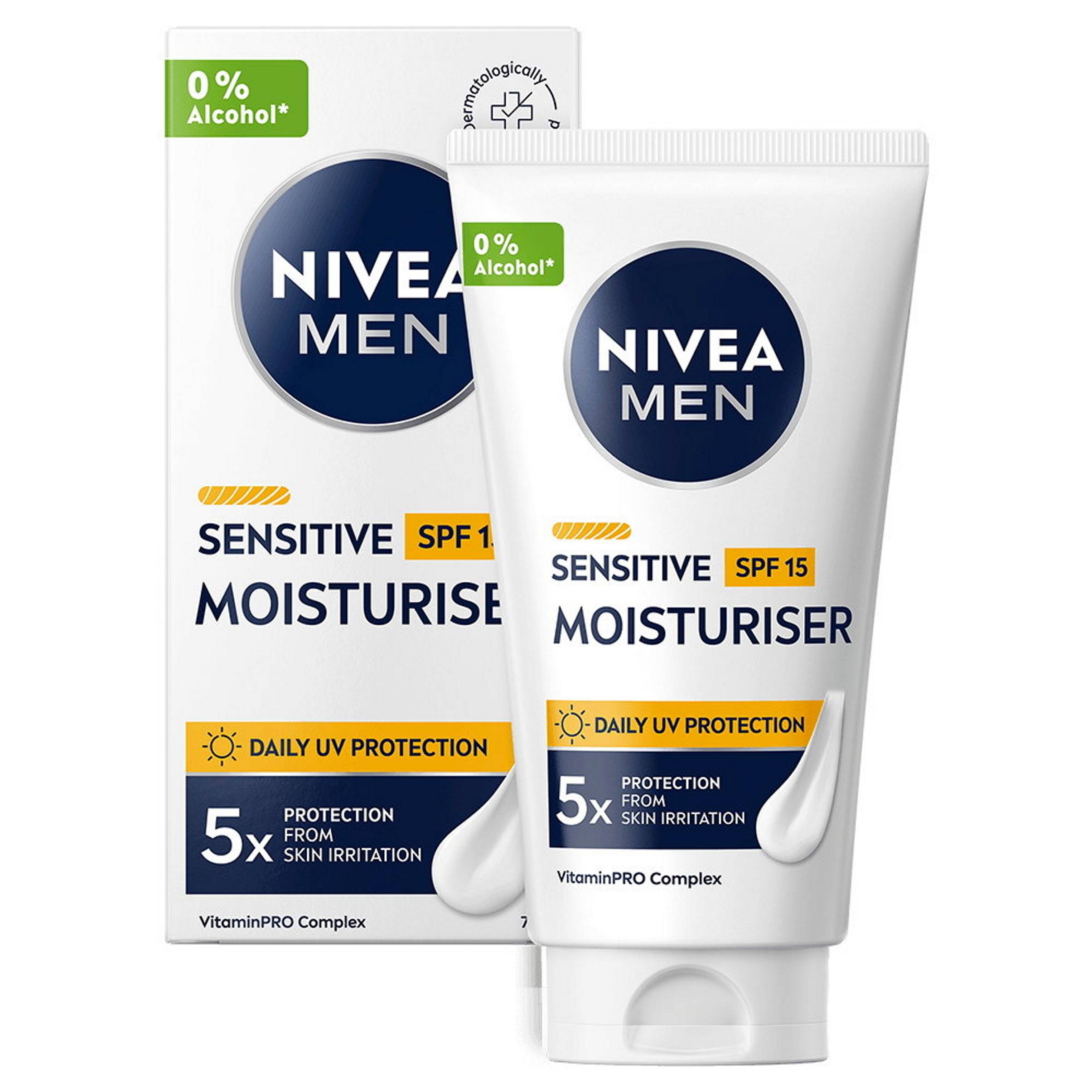 Men Sensitive Moisturiser SPF15 75 ml v:3581184