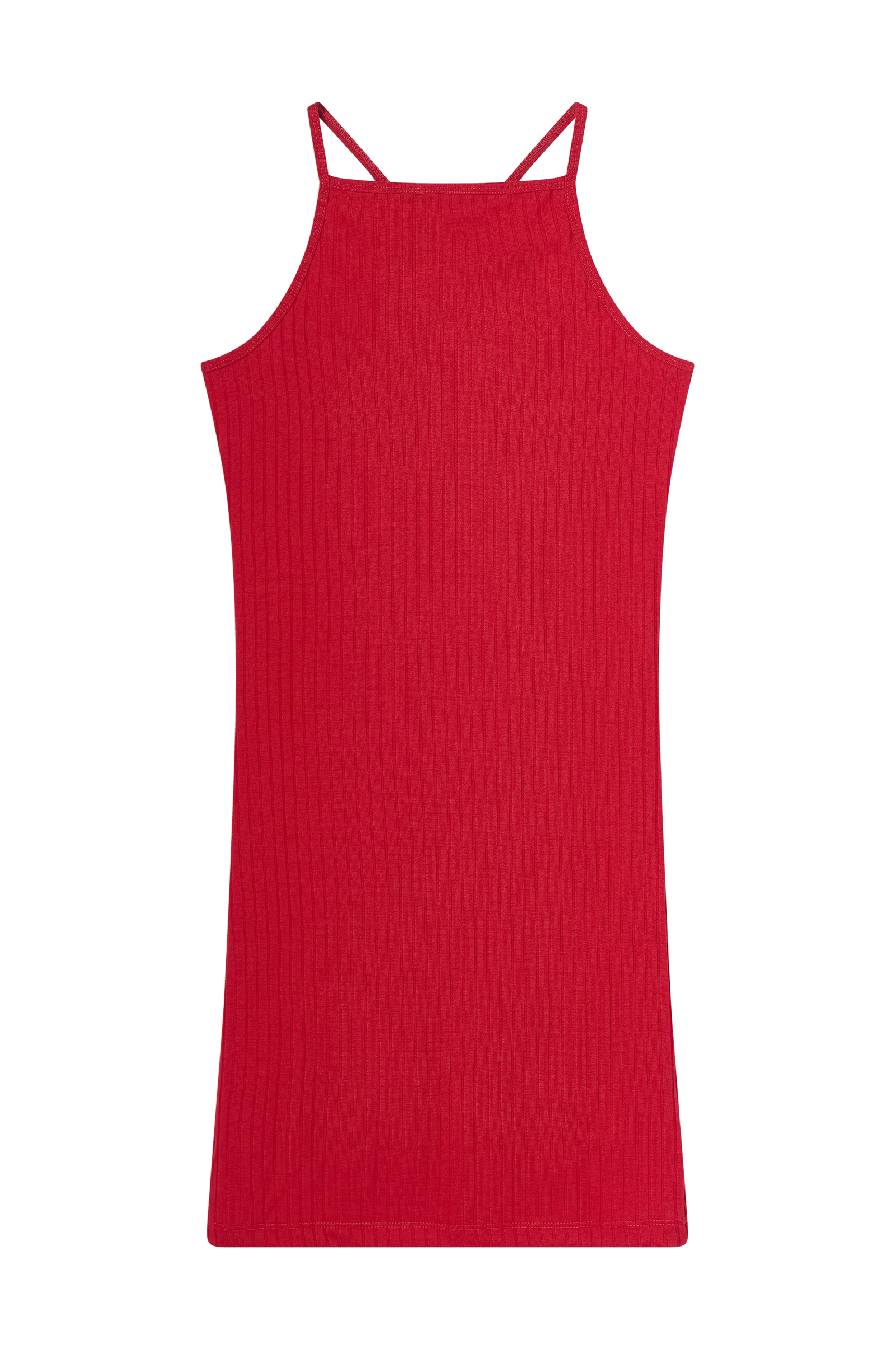 Kjole i ribbet jersey v:2994312