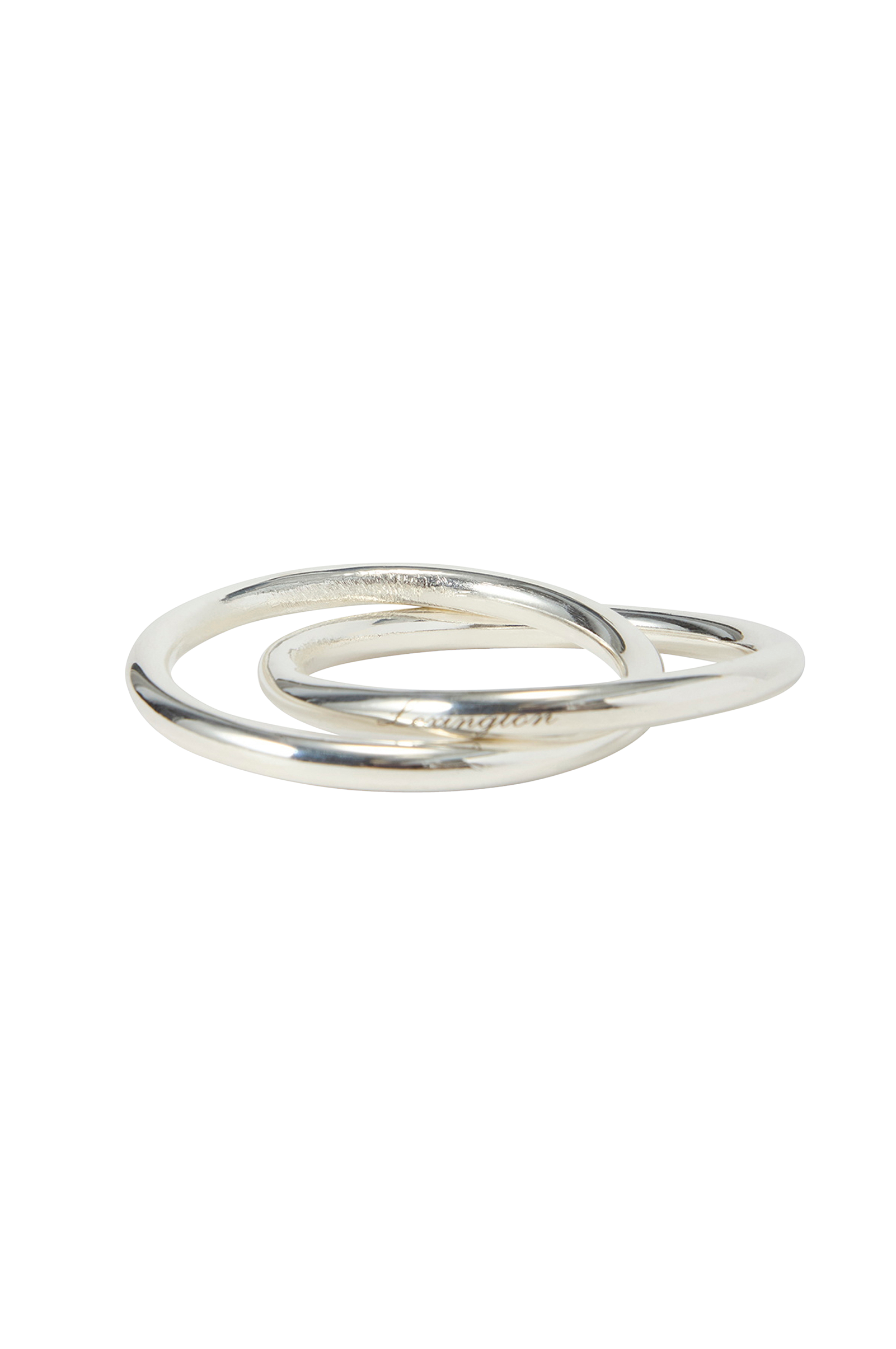 Serviettering i messing med dobbel ring v:802802