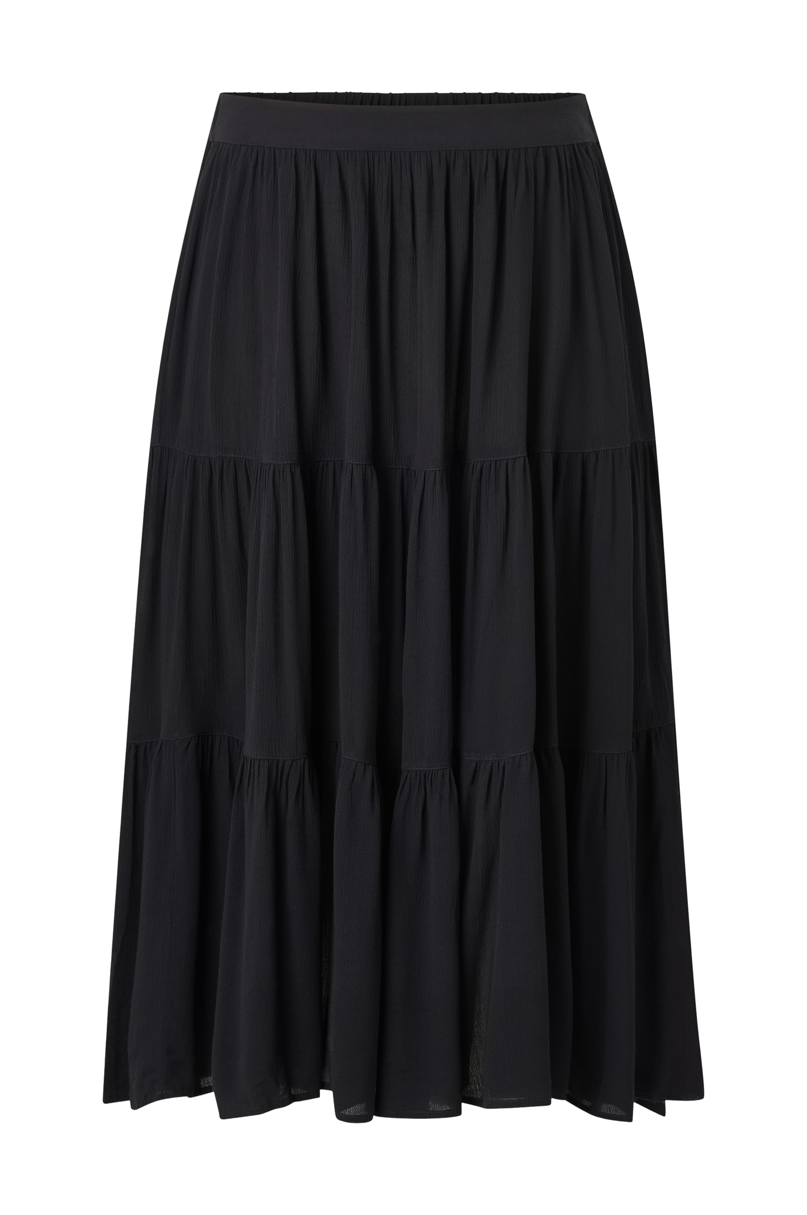 Skjørt med elastisk midje v:485554