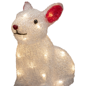 Akrylkanin, 22 cm, med 24 LED v:2384400