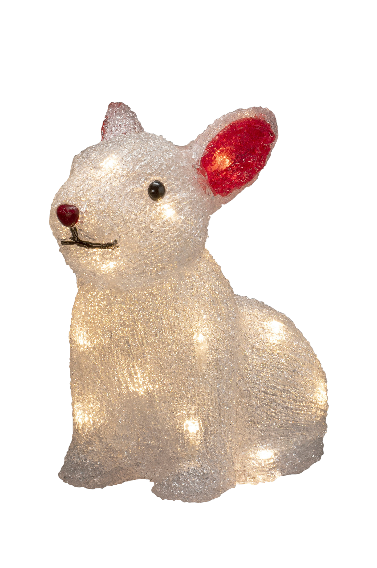 Akrylkanin, 22 cm, med 24 LED v:2384400