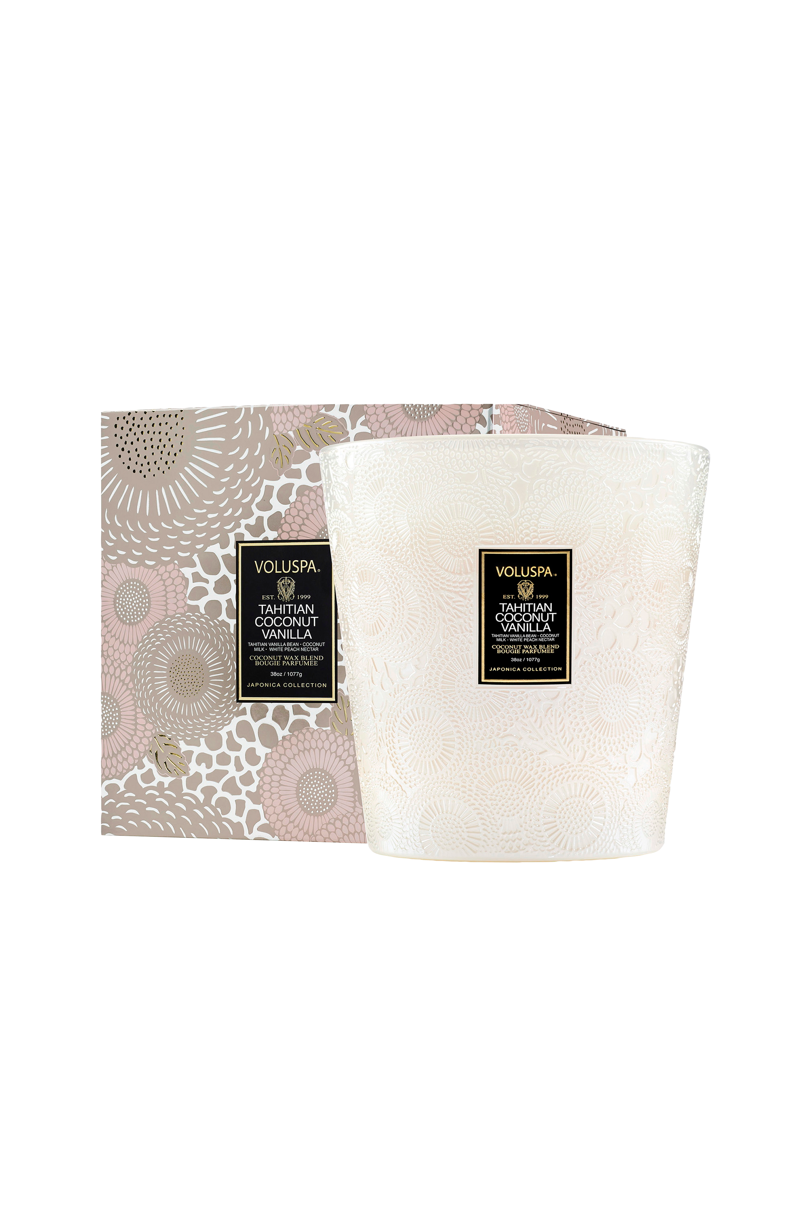 Tahitian Coconut Vanilla Boxed Luxe Jar Candle 80 H v:7995227