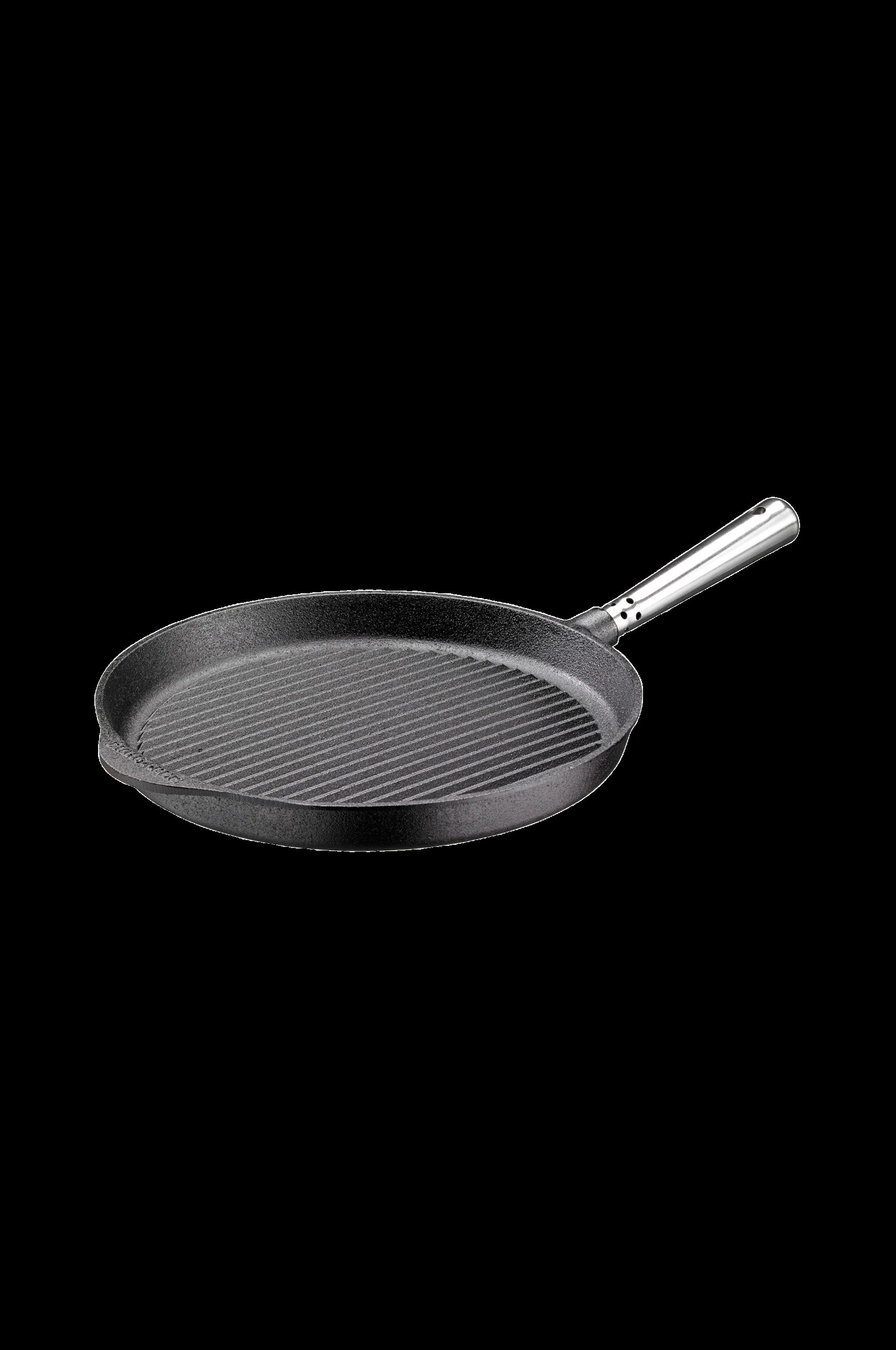 Grillpanne 28 cm med stålhåndtak v:7582459