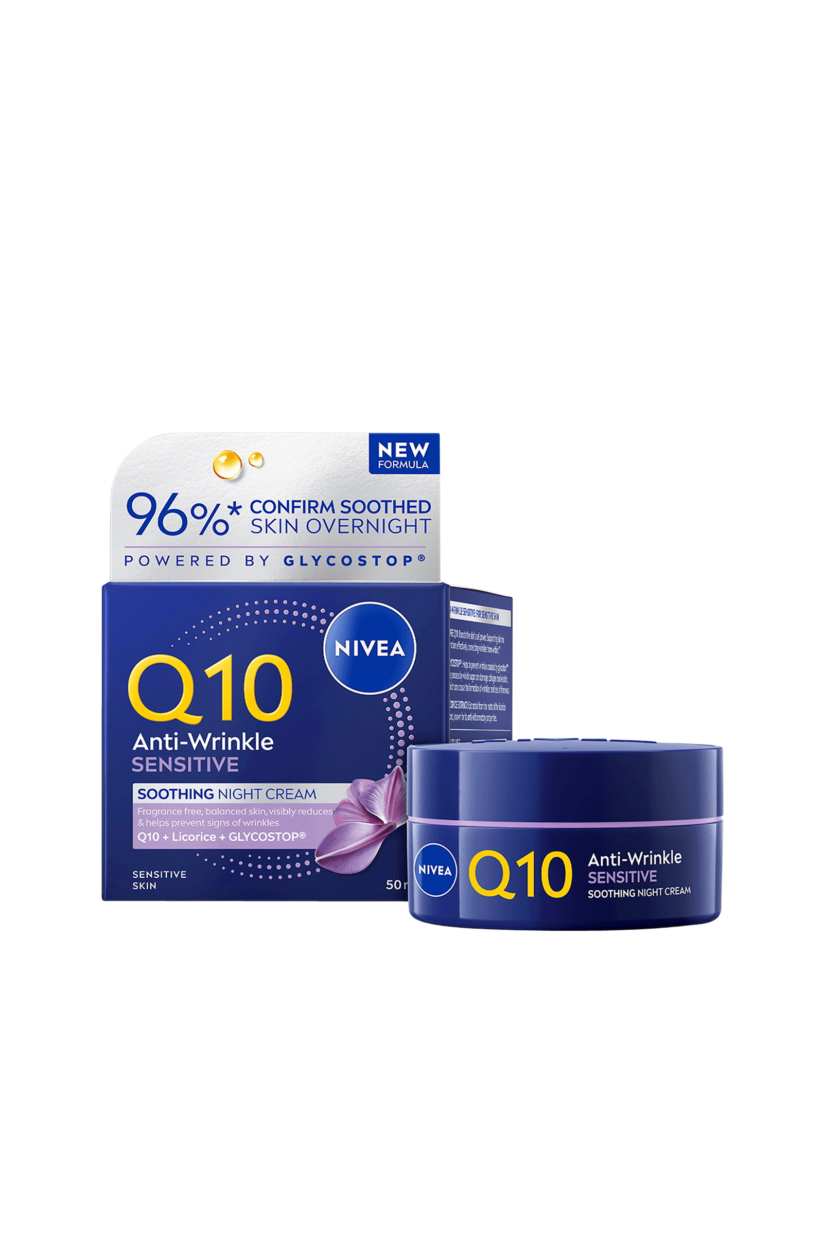 Nattkrem Q10 Sensitive Perfume Free Night Cream 50 ml v:8096519