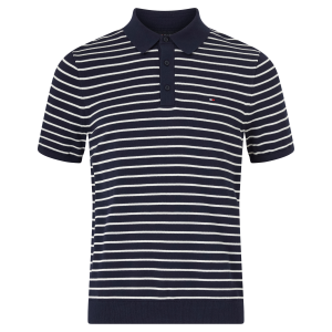Genser Essential Cotton Knitted Polo v:4092767 Genser Essential Cotton Knitted Polo v:4092767