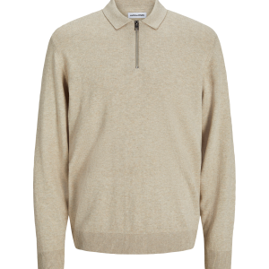 Genser jjeEmil Knit Polo Half Zip LS Noos v:6366231 Genser jjeEmil Knit Polo Half Zip LS Noos v:6366231