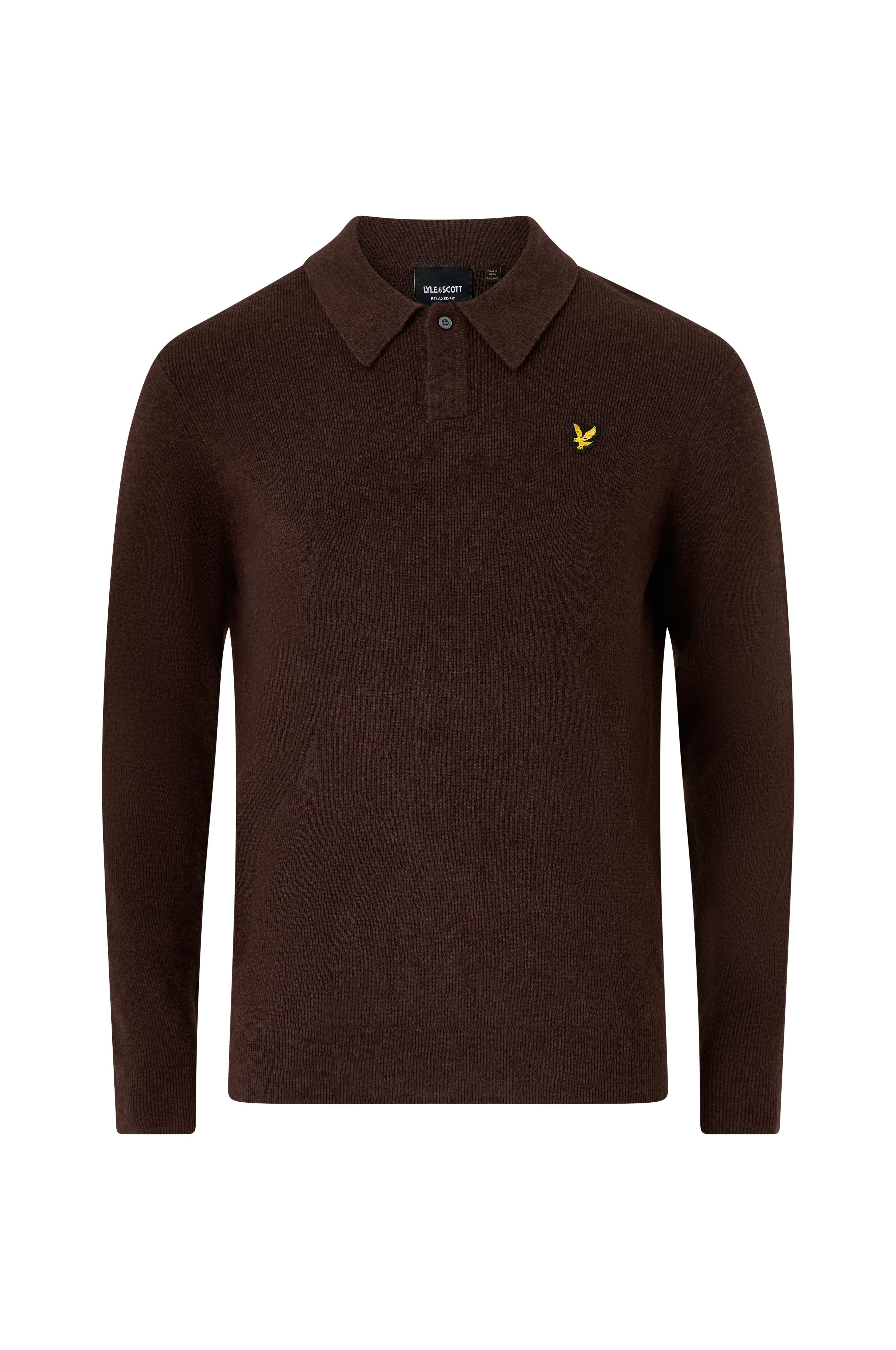 Poloskjorte Lambswool Blend Rugby Jumper v:115854