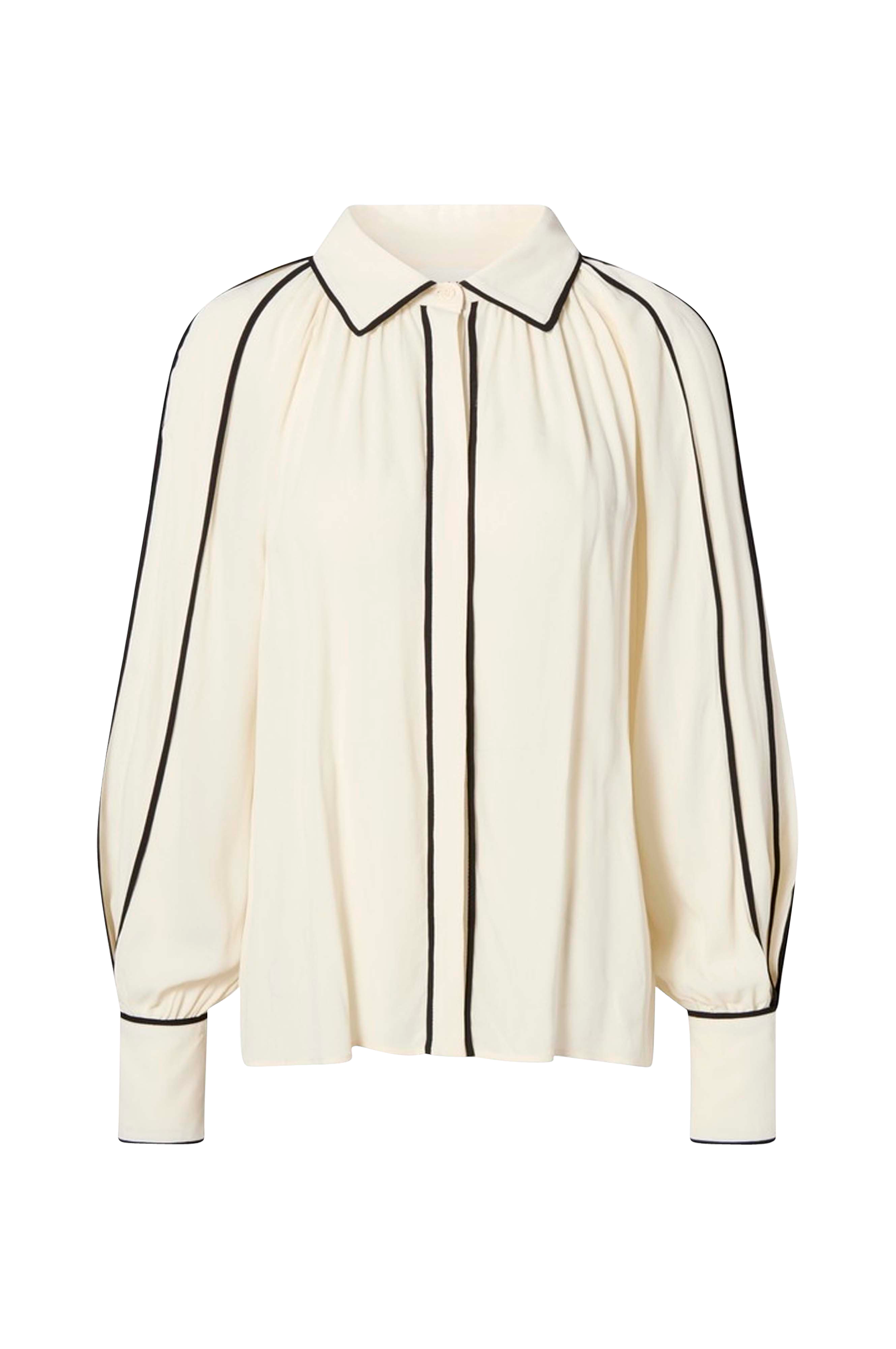 Bluse Bea Contrast Edge Chiffon Blouse v:530978