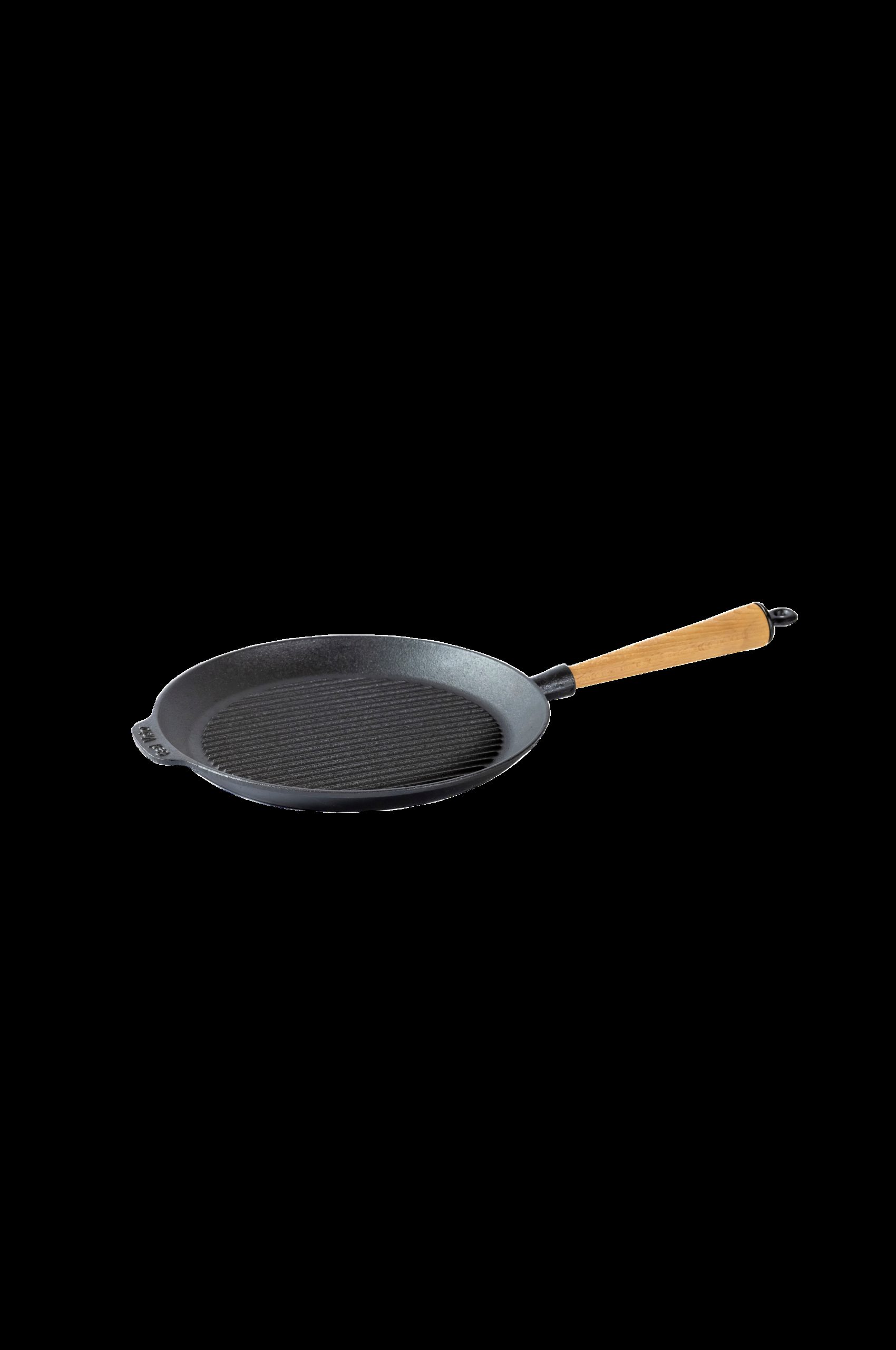 Grillpanne i støpejern diameter 28 cm v:6526000