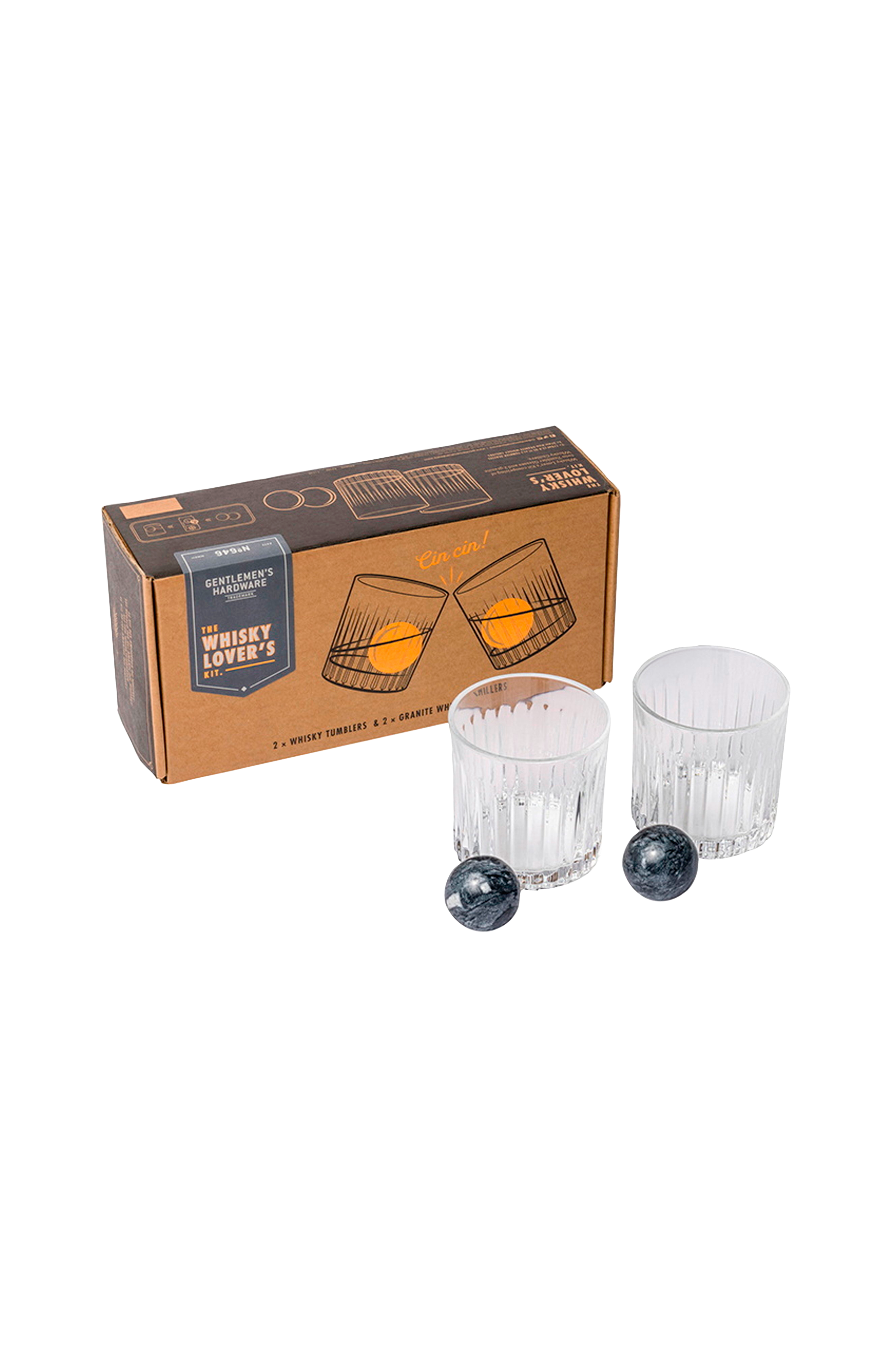 Whiskey Tumbler & Stones v:8483798