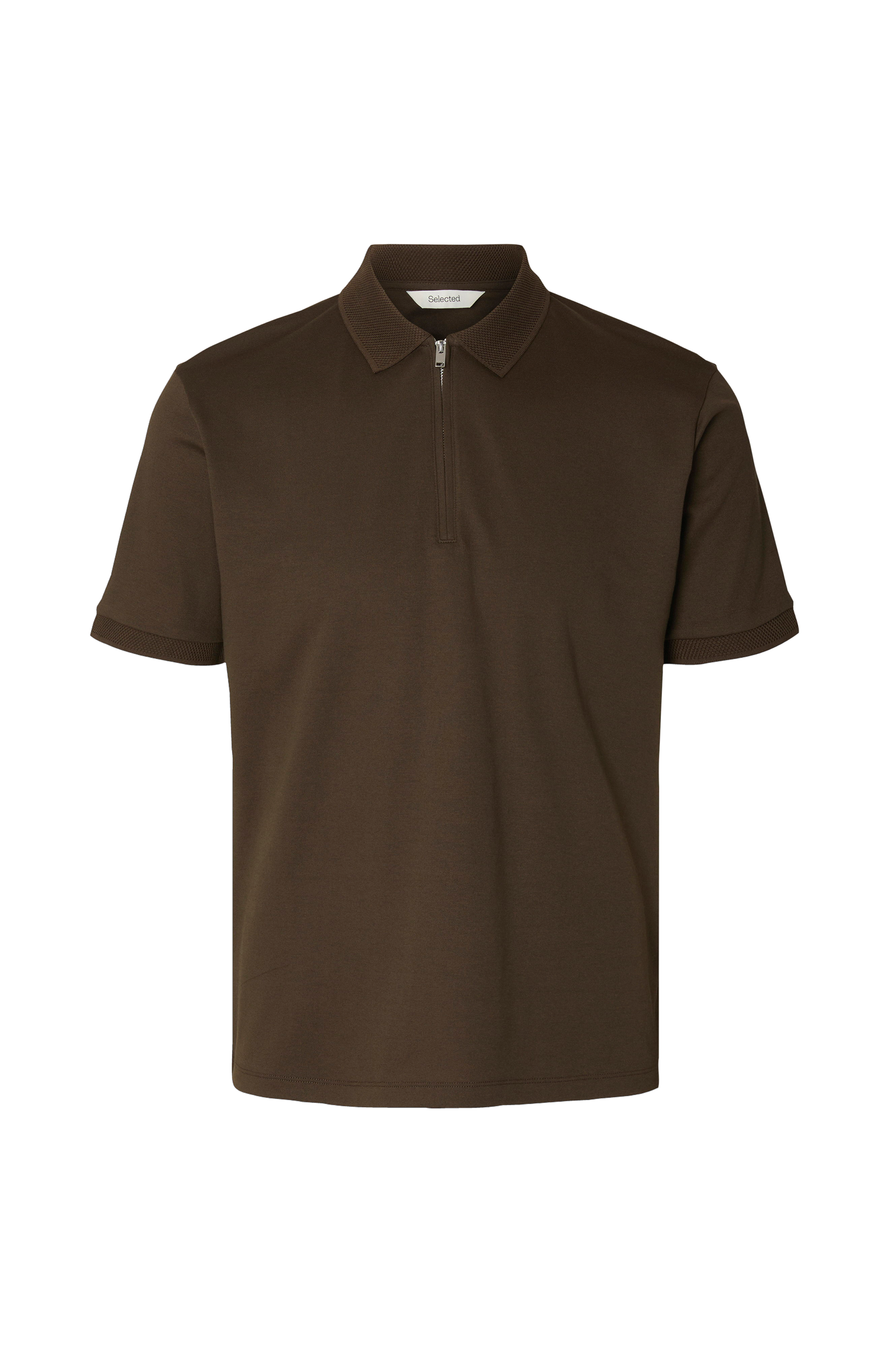 Pologenser slhFave Zip SS Polo v:7622474