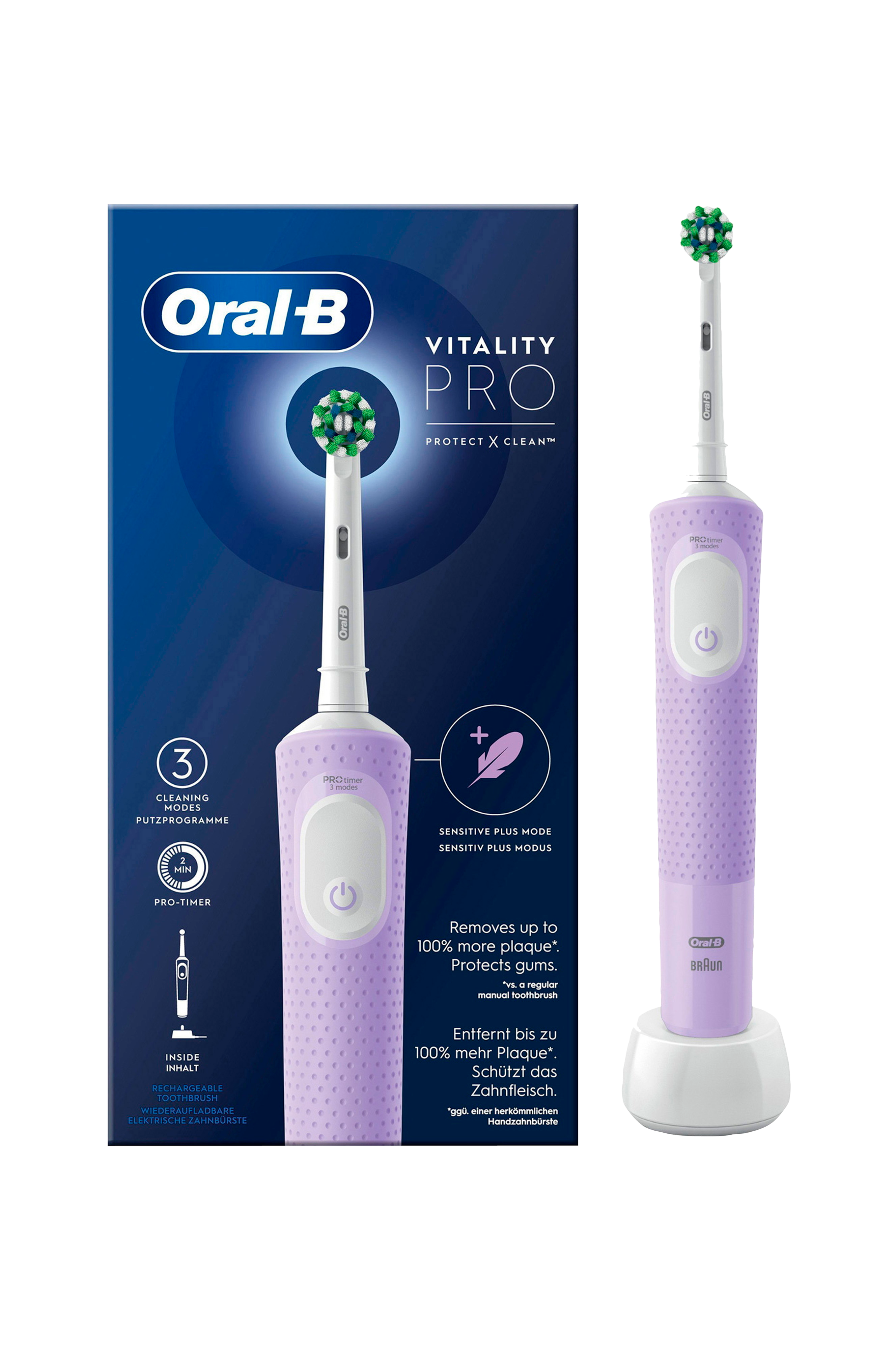 Elektrisk tannbørste Vitality Pro Lilac CA HBOX v:8045278