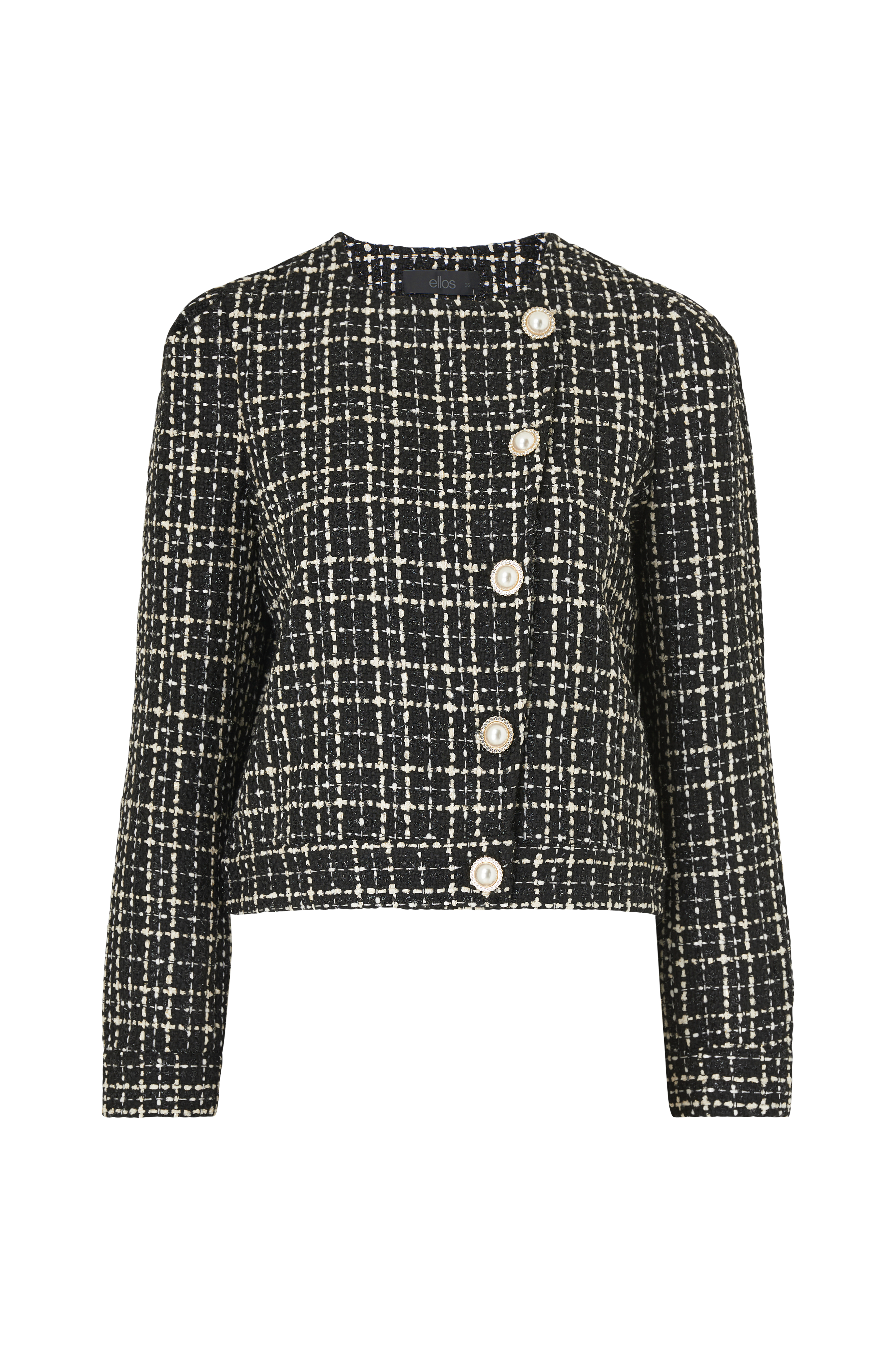 Dressjakke med perleknapper v:7807119