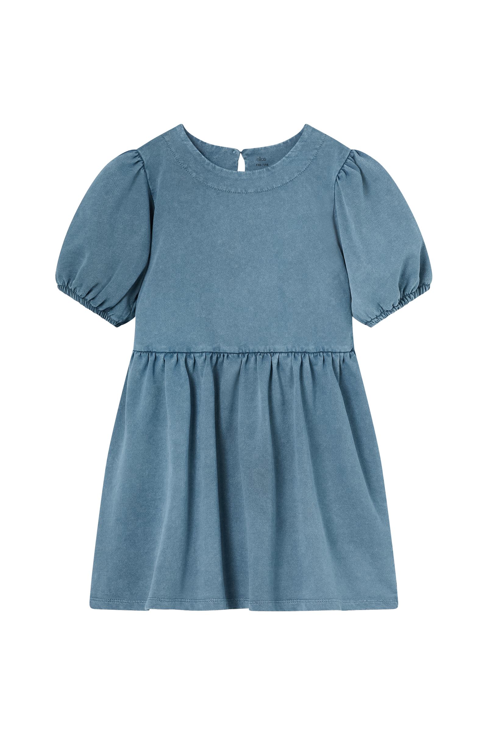 Sweatshirtkjole med denimlook v:1261897