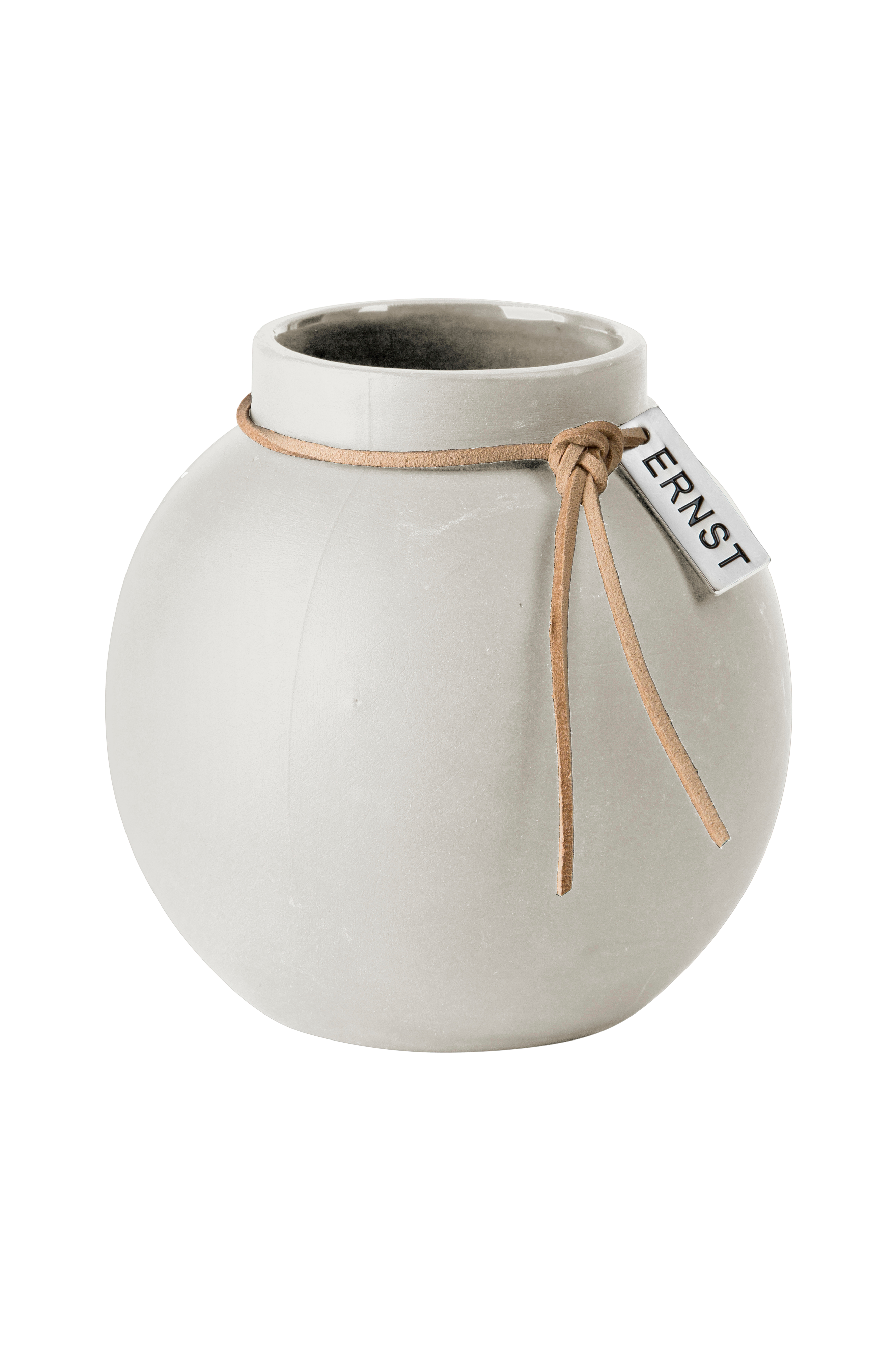Vase steintøy rund liten v:8088167