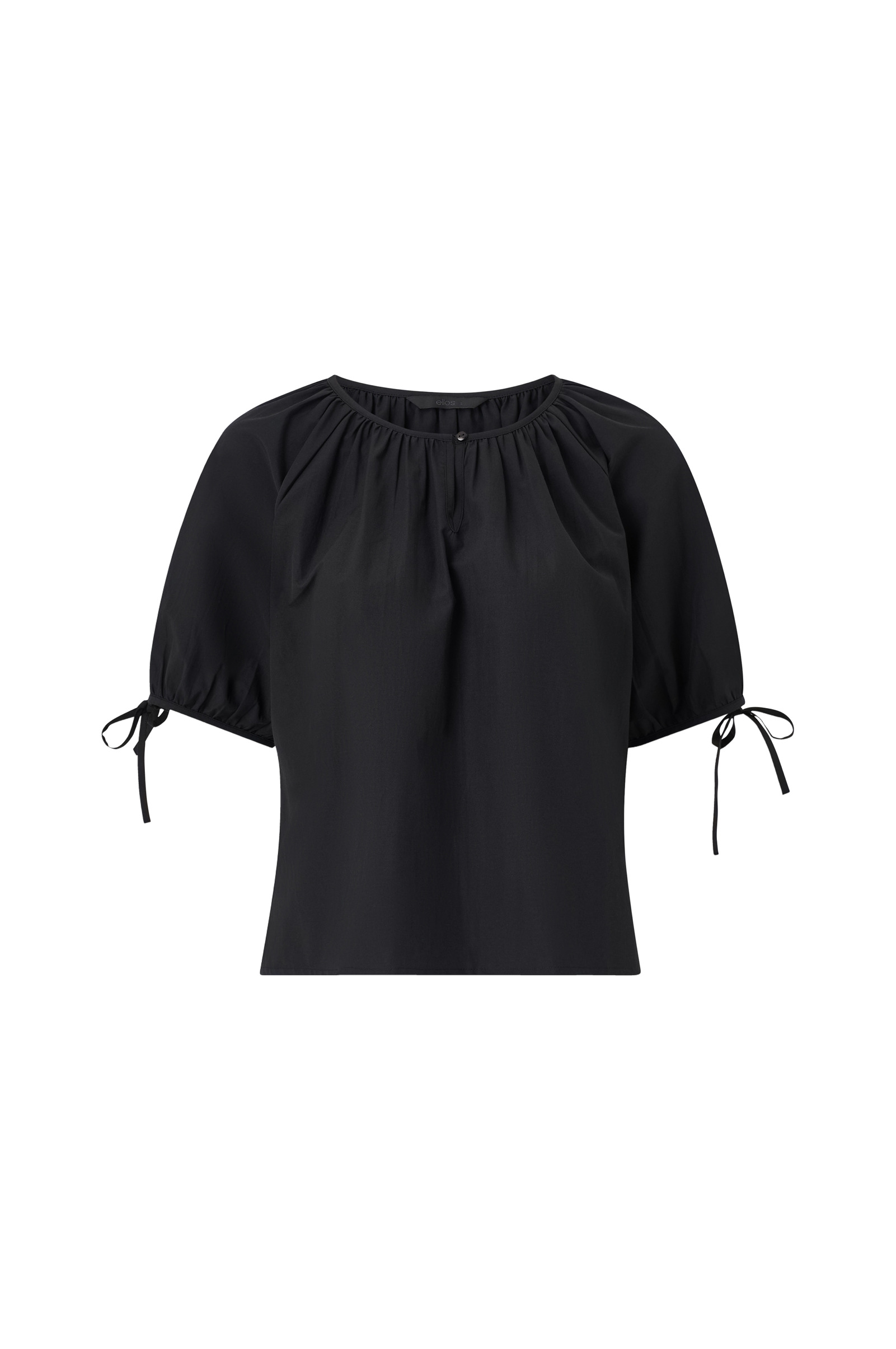 Bluse med nøkkelhulsåpning v:6411635