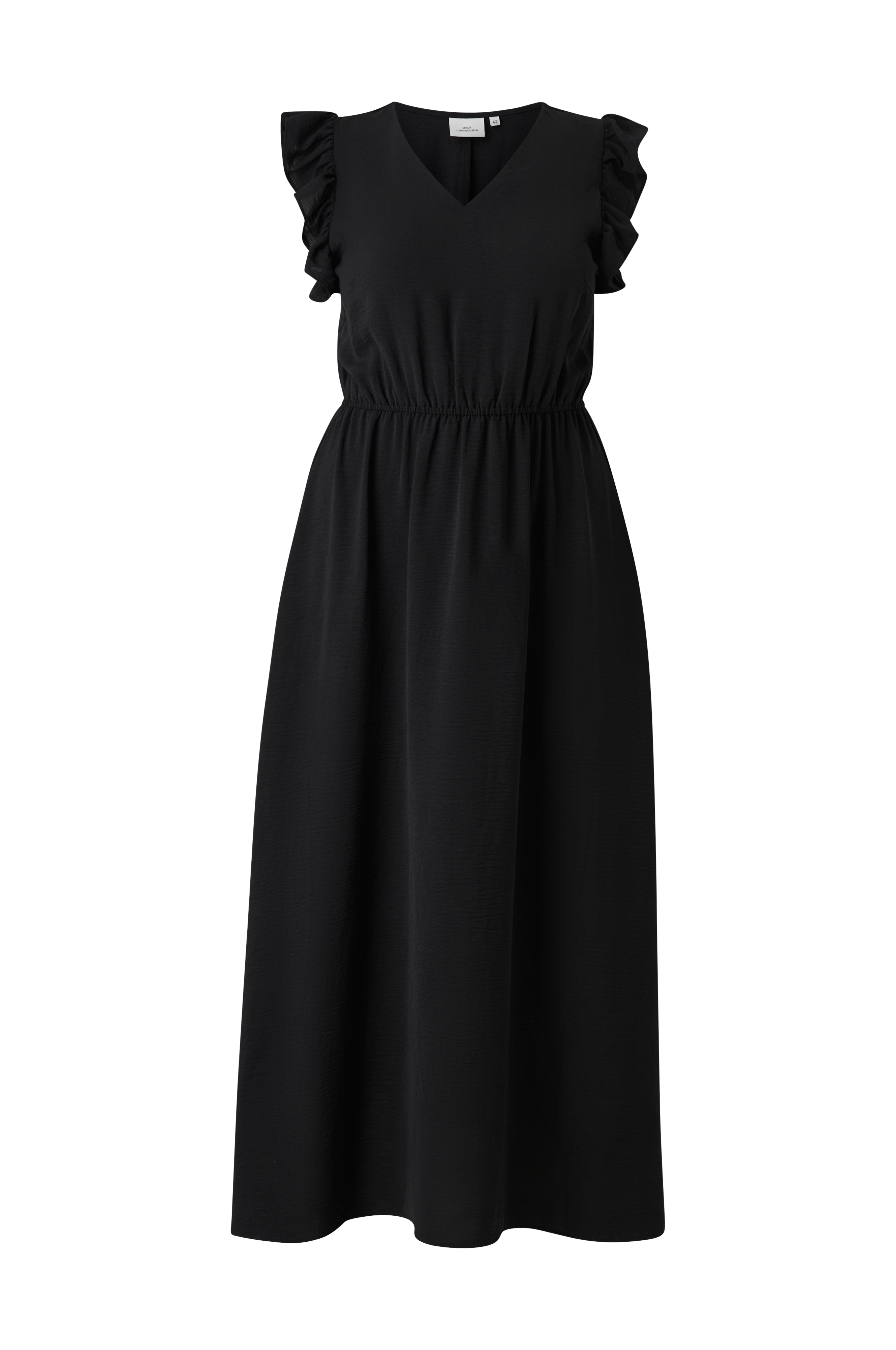 Maxikjole carMetta Life S/L Long Dress Wvn v:3290378