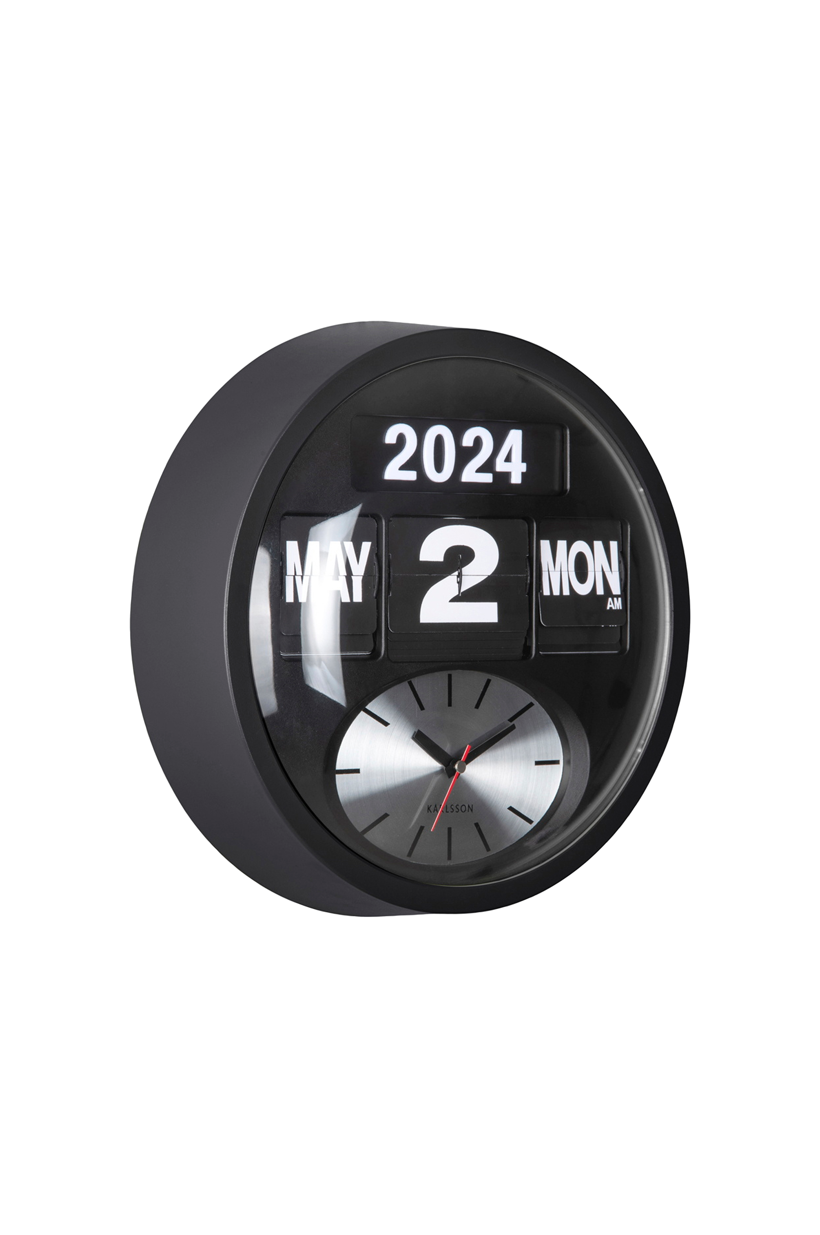 Veggklokke Round Flip v:7668083